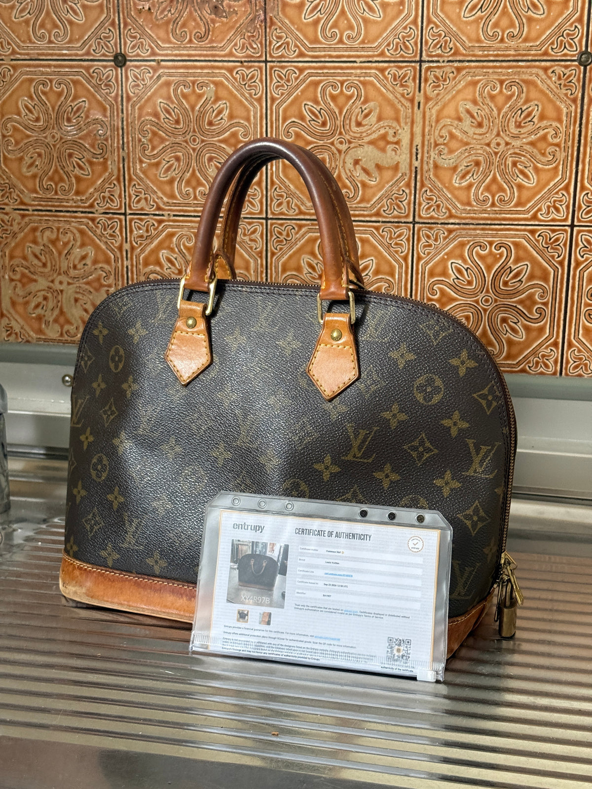 Vintage 1997 Louis Vuitton Alma Bag (BA1907)
