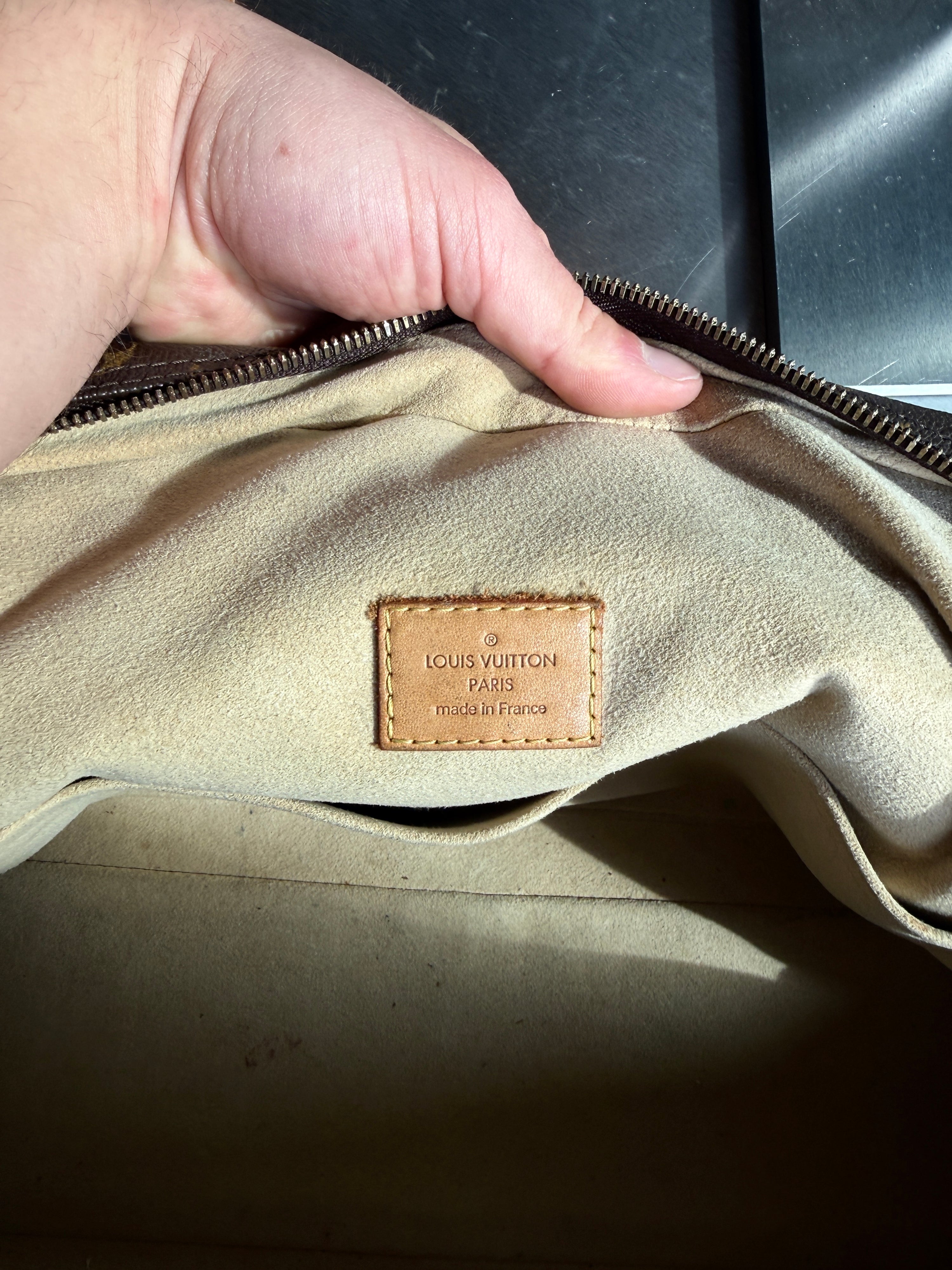 2009 Louis Vuitton Manhattan GM Bag Brown (FL0069)