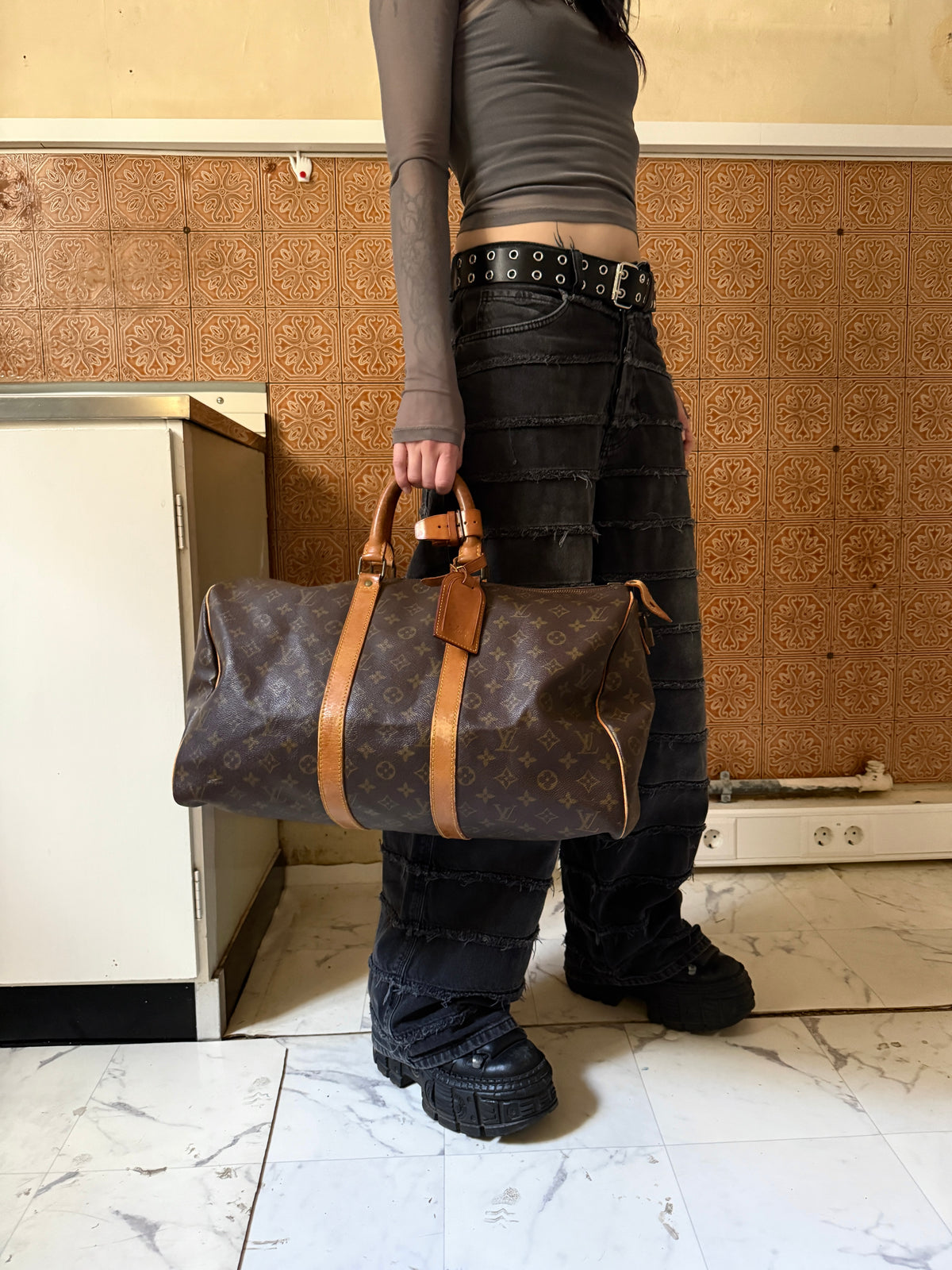 1983 Louis Vuitton Keepall 45 Duffle Bag (831SA)
