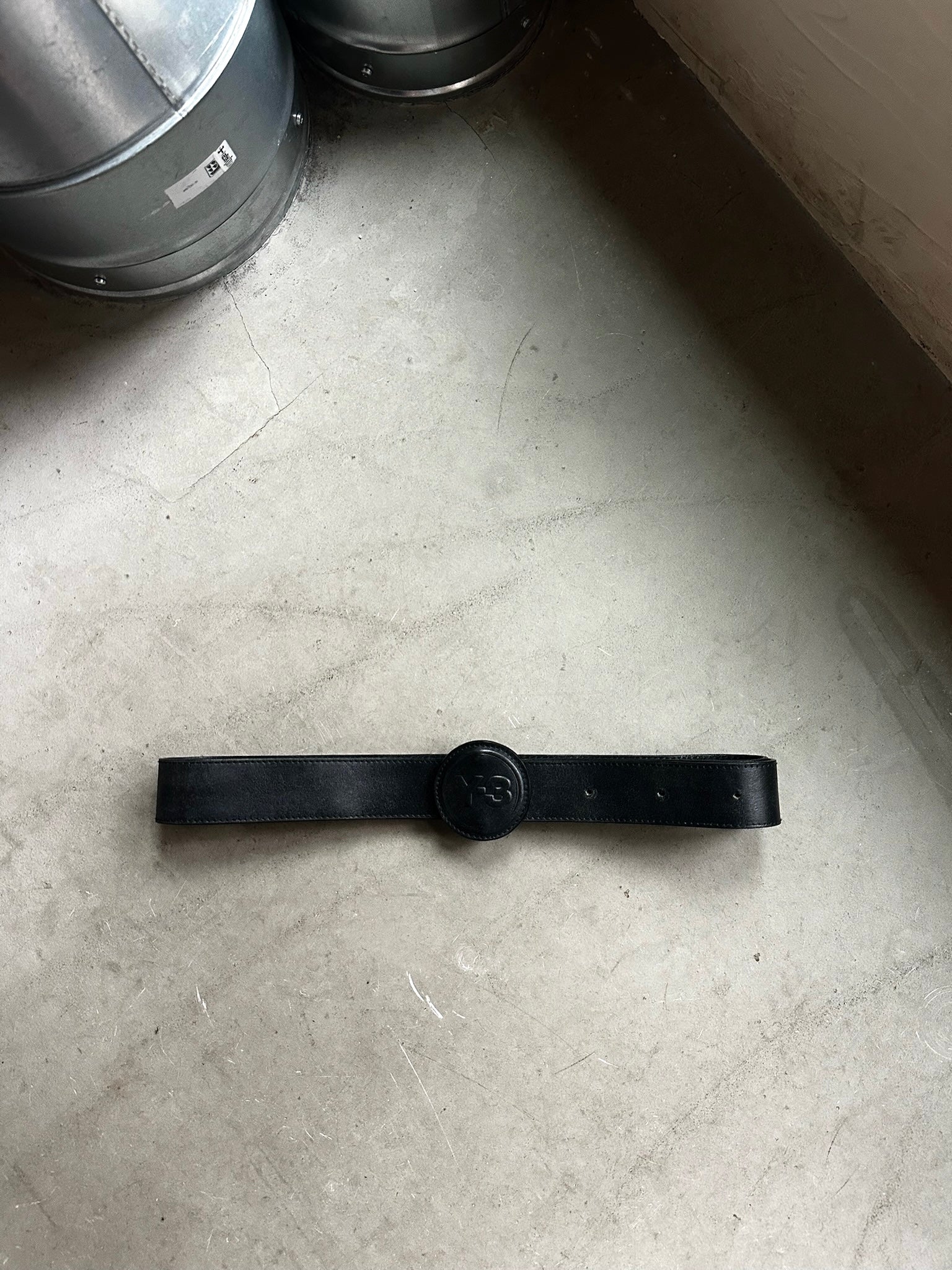 2000s Y3 Leather Belt