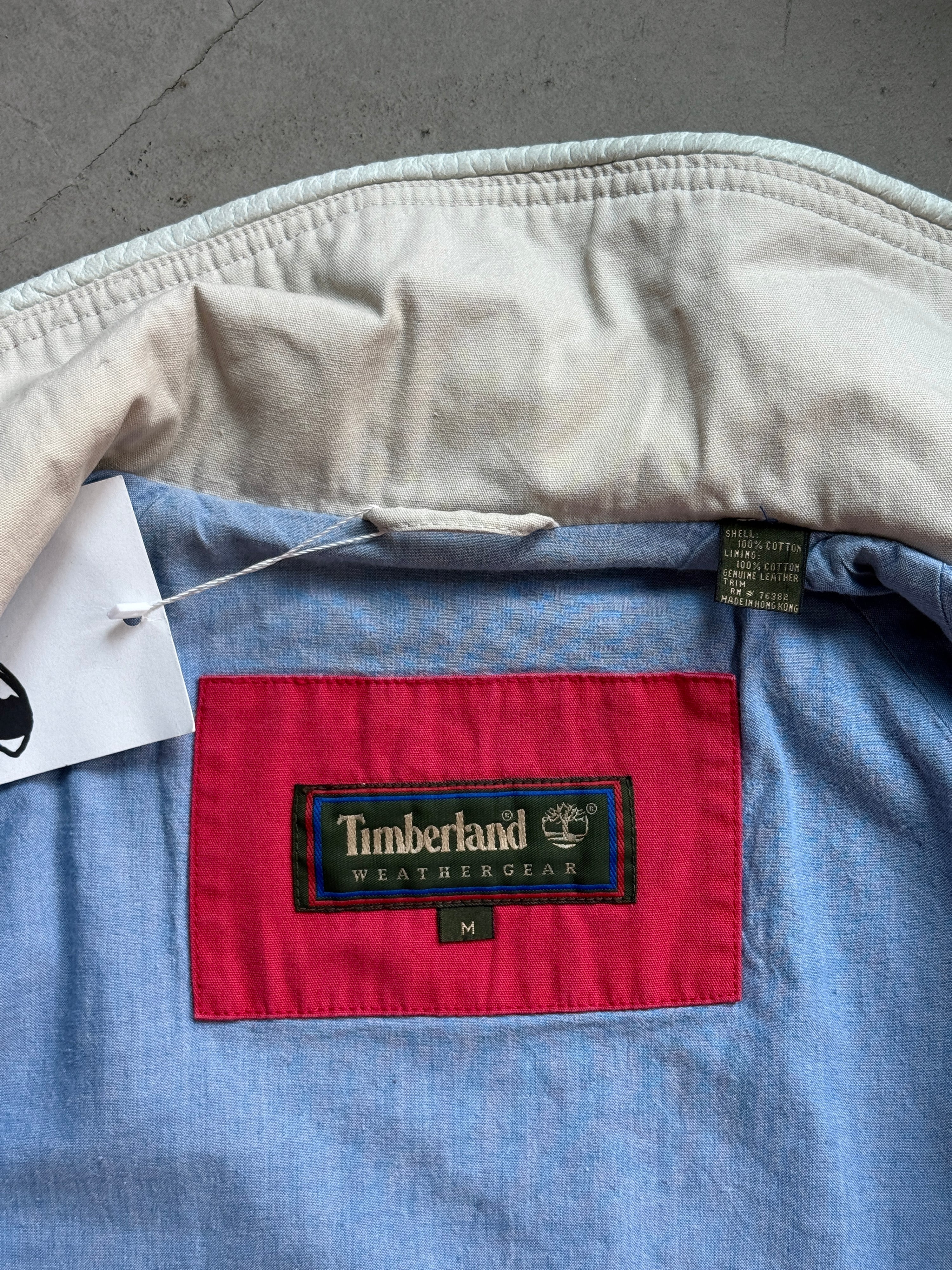 Vintage Faded Timberland Weathergear Canvas Chore Jacket Red - XL