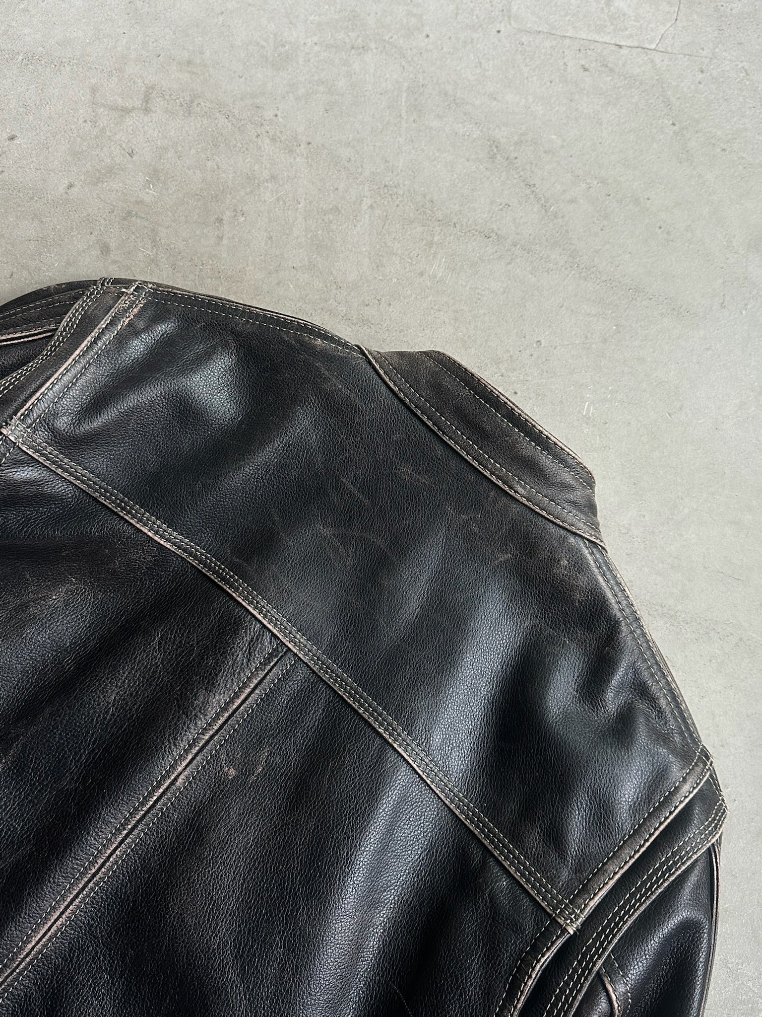 2000s Harley Davidson Gear Leather Jacket - S