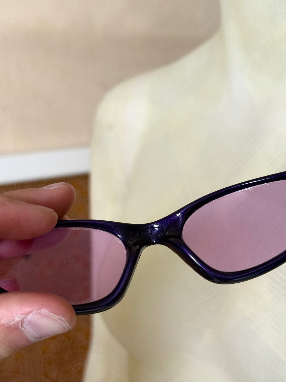 Vintage Oakley Minutes 1.0 (Gen 2) Violet Sunglasses