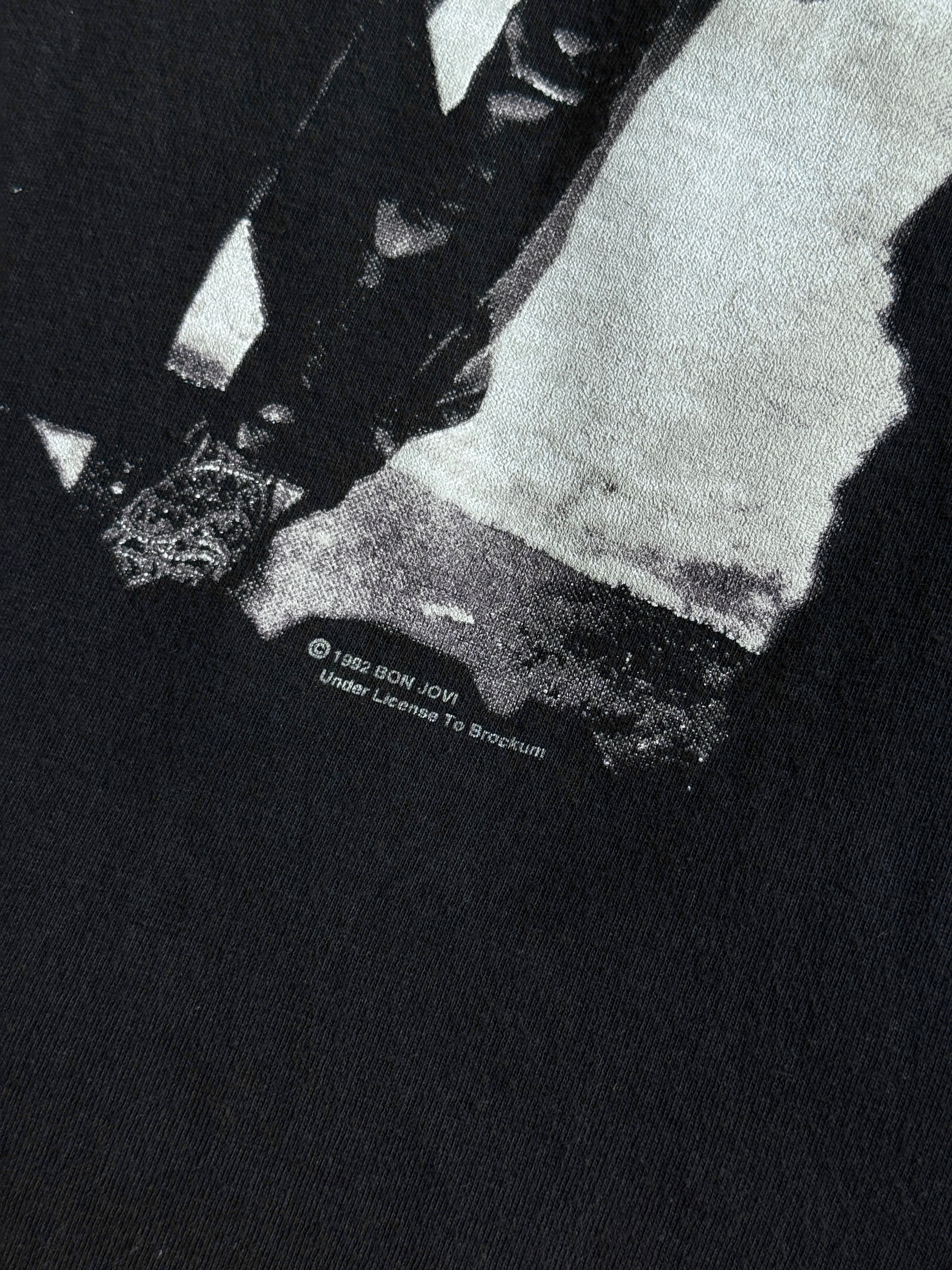 Vintage 1992 Bon Jovi "Keep The Faith" Band Tee Black - L