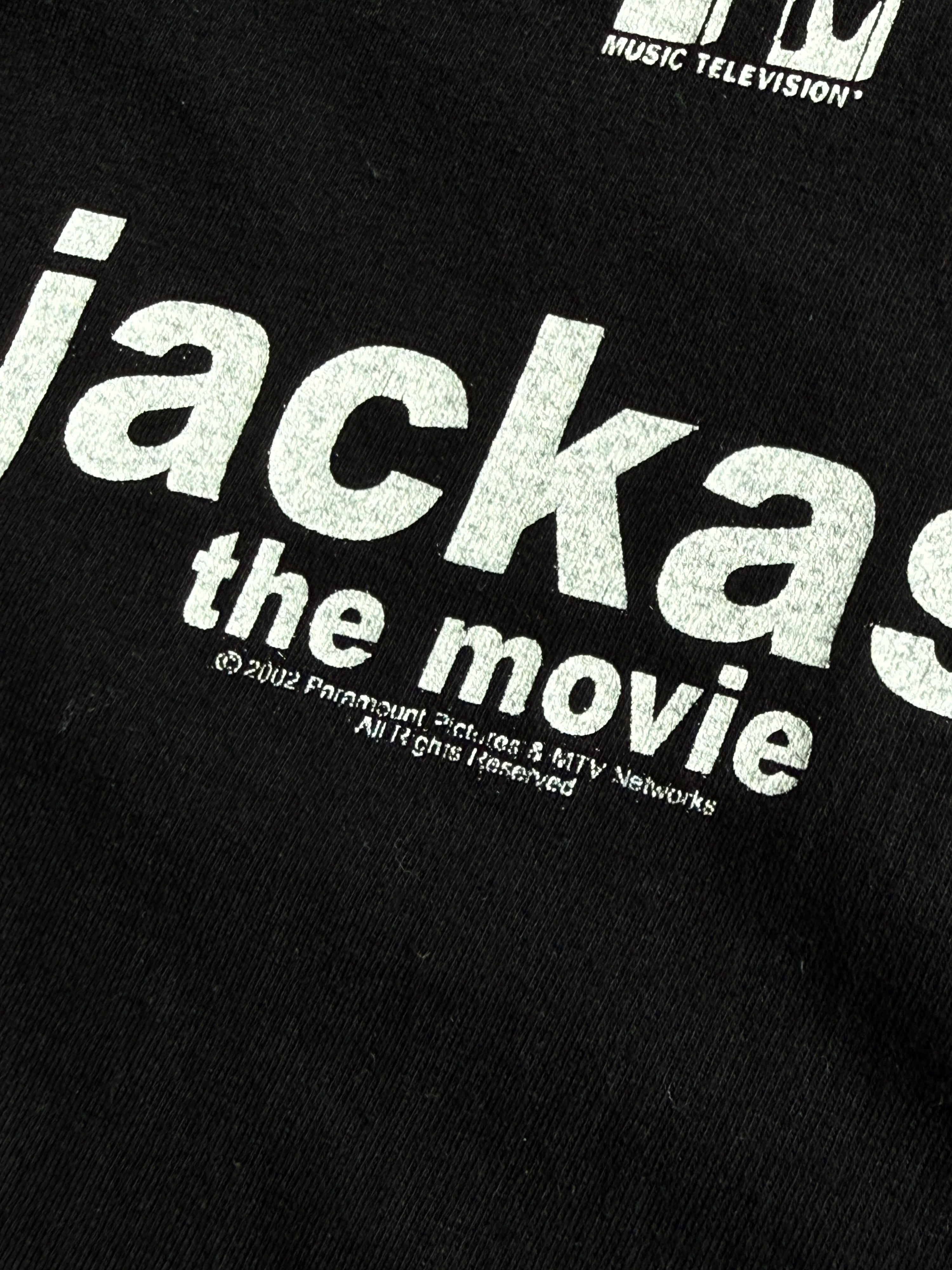 Vintage 2002 Jackass Movie Promo Tee Black - M