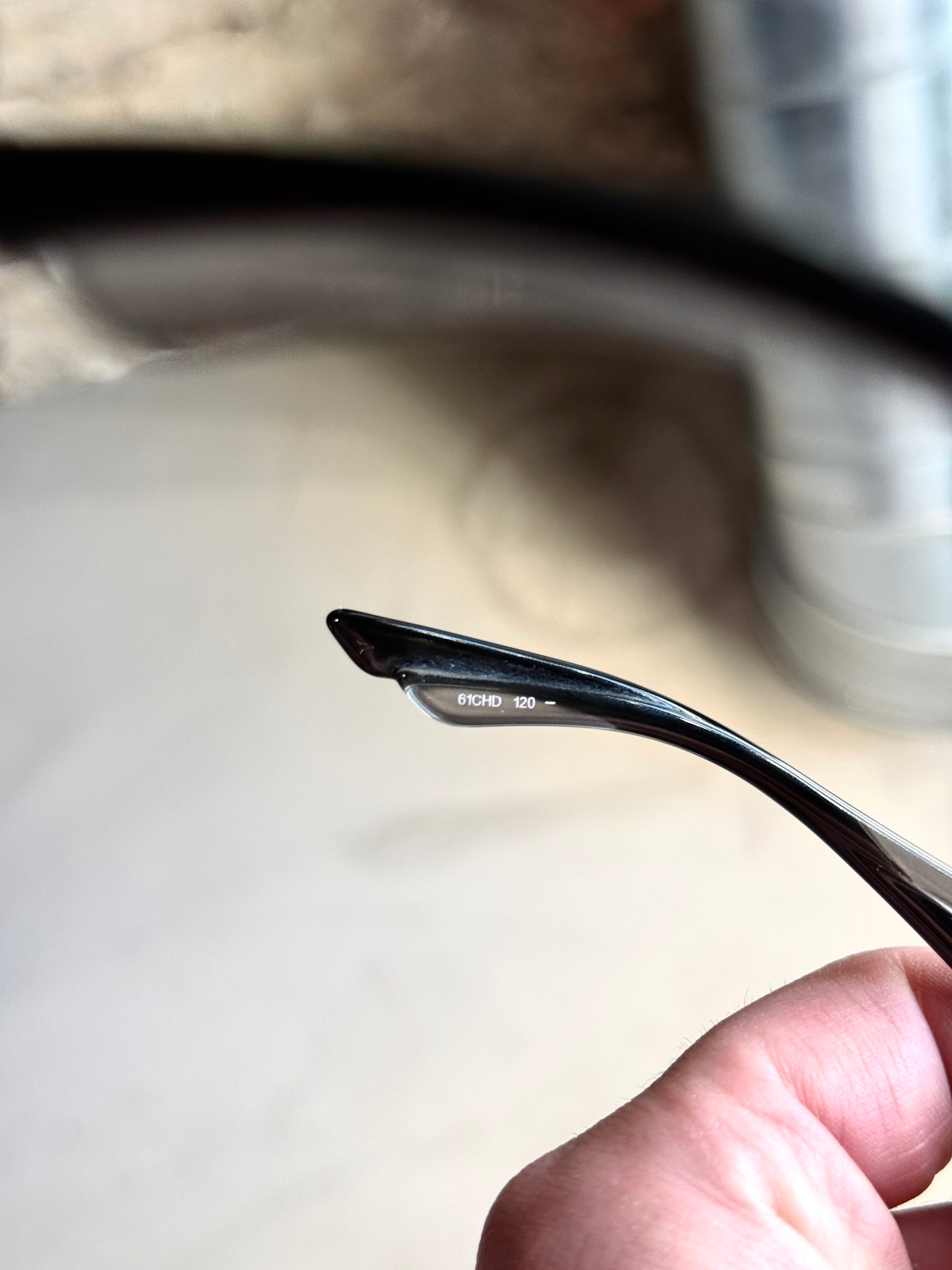 Vintage Dior Volute 3 Shield Sunglasses