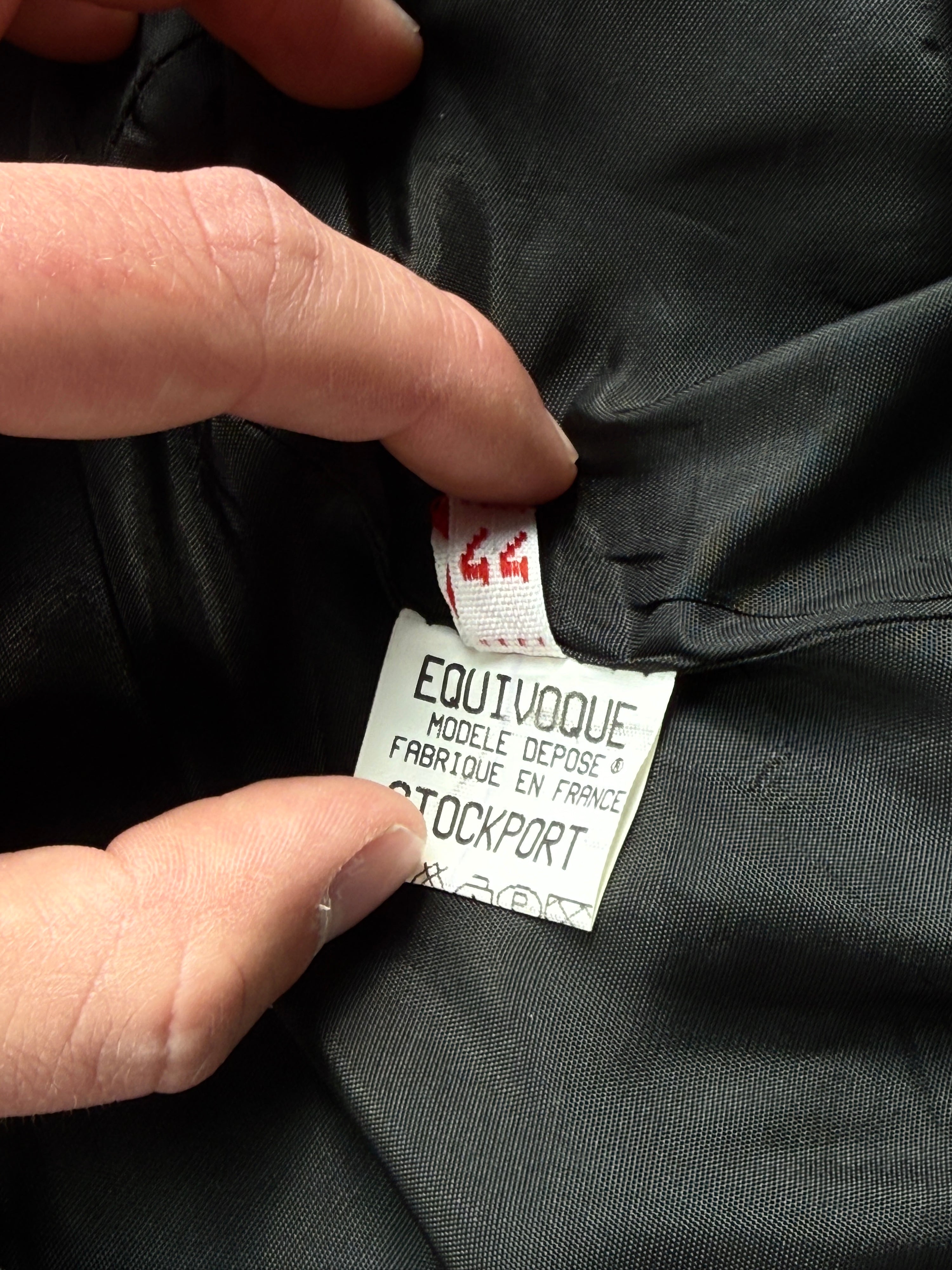 Vintage Equivoque Paris Blazer White / Black - S