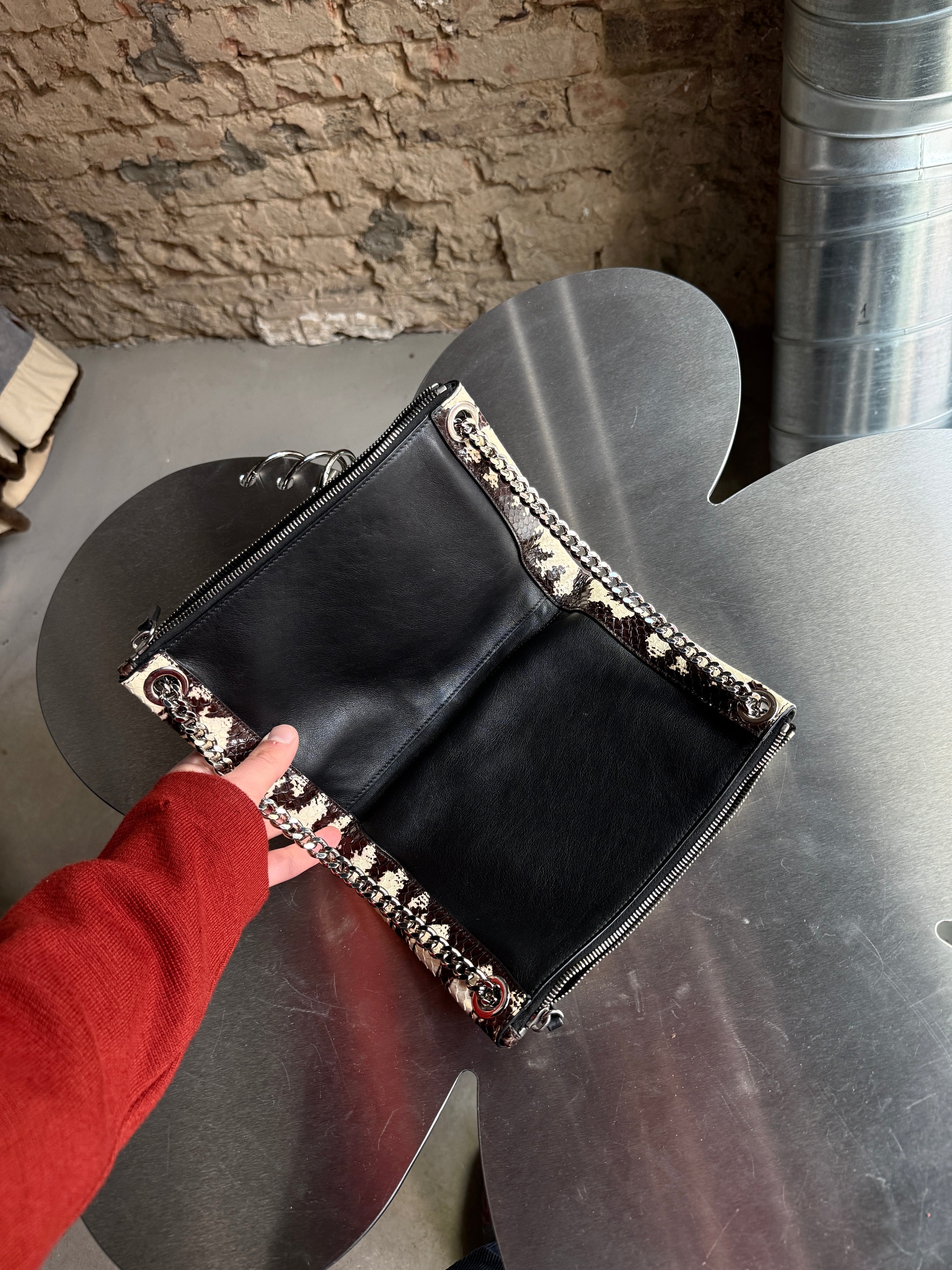 2000s Jil Sander “Snake Scales” Shoulder Bag