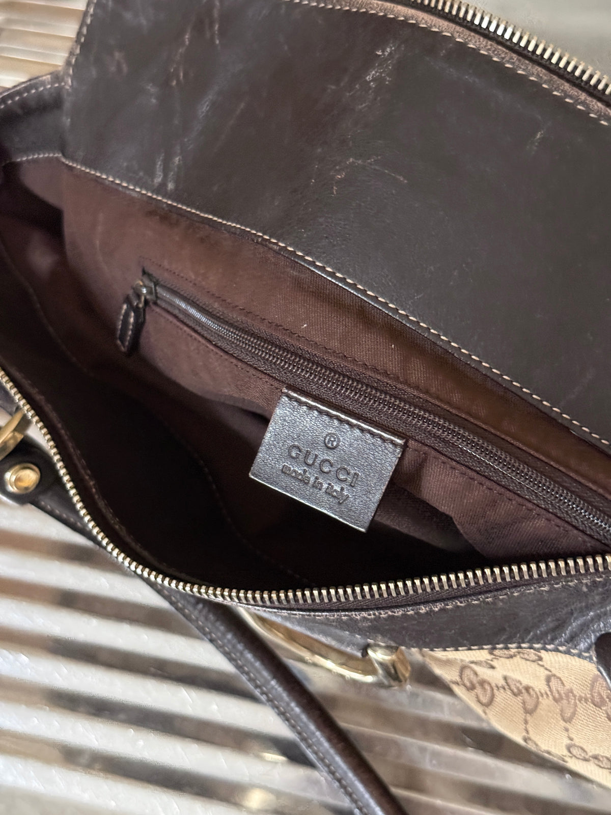 Gucci GG Canvas Abbey D-Ring Tote Bag