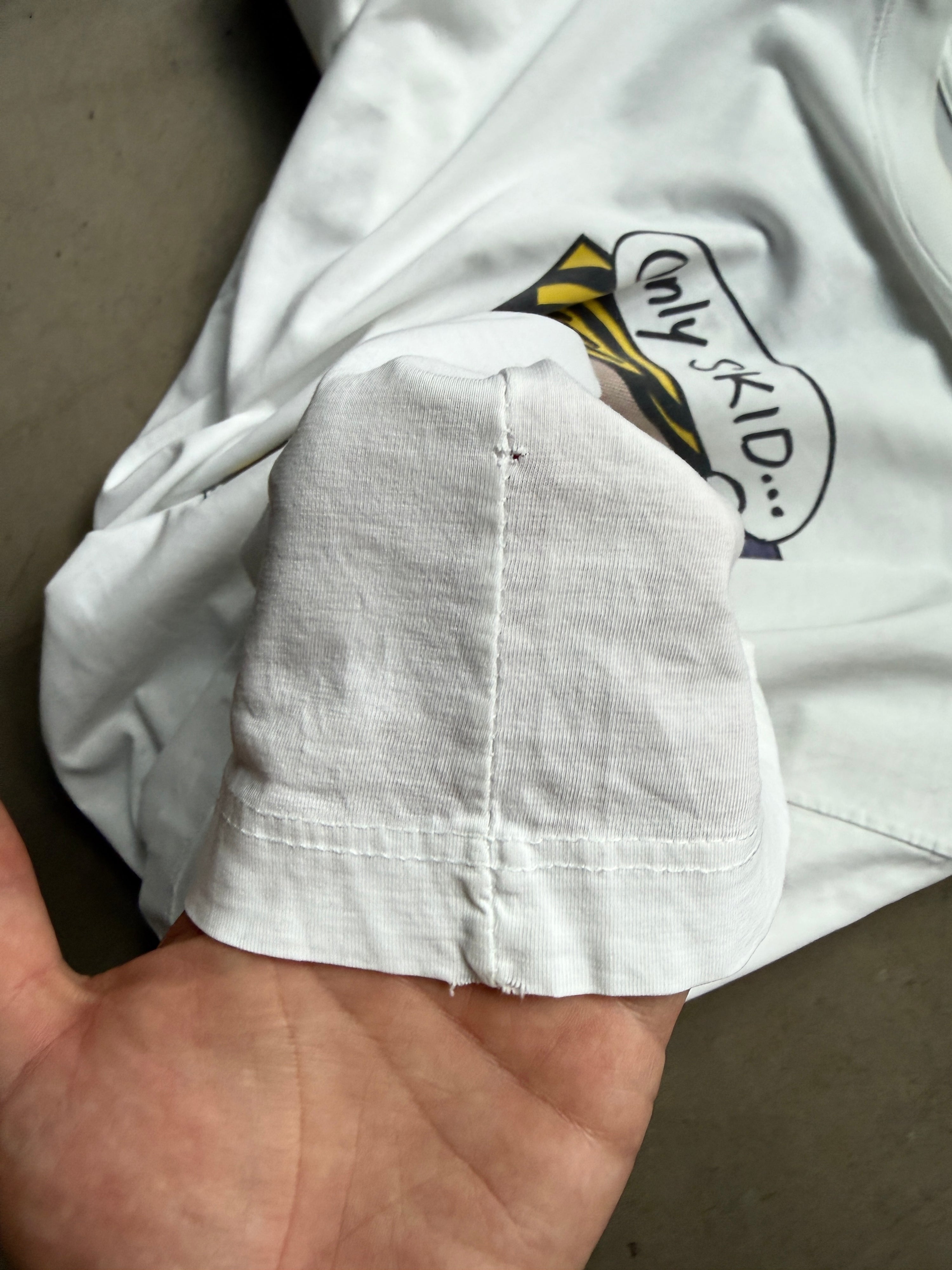 Vintage 1990s Roy Lichtenstein Style Bootleg T-Shirt White - XL