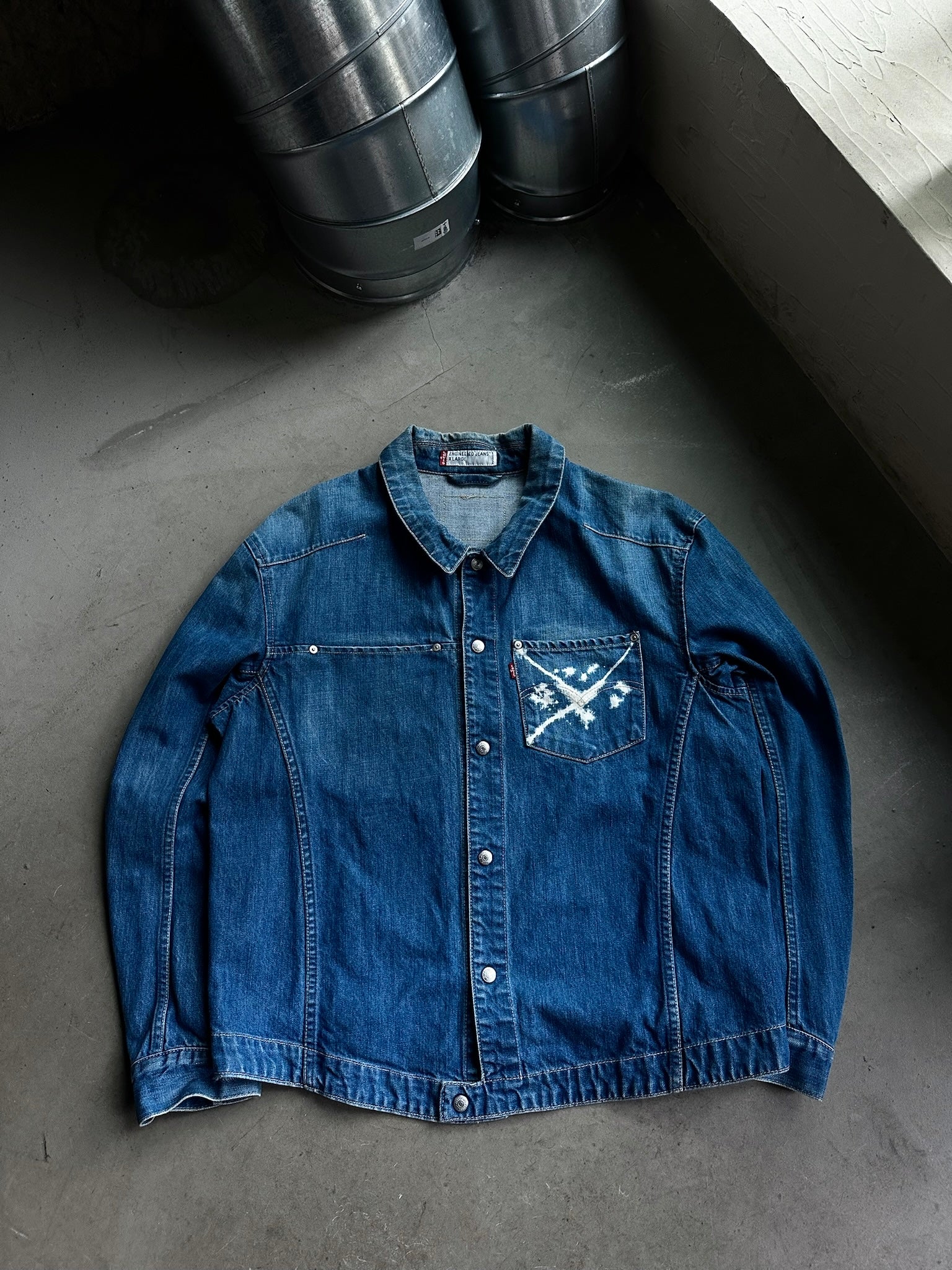 Vintage 2000s Levi's Engineered Denim Shirt - XL