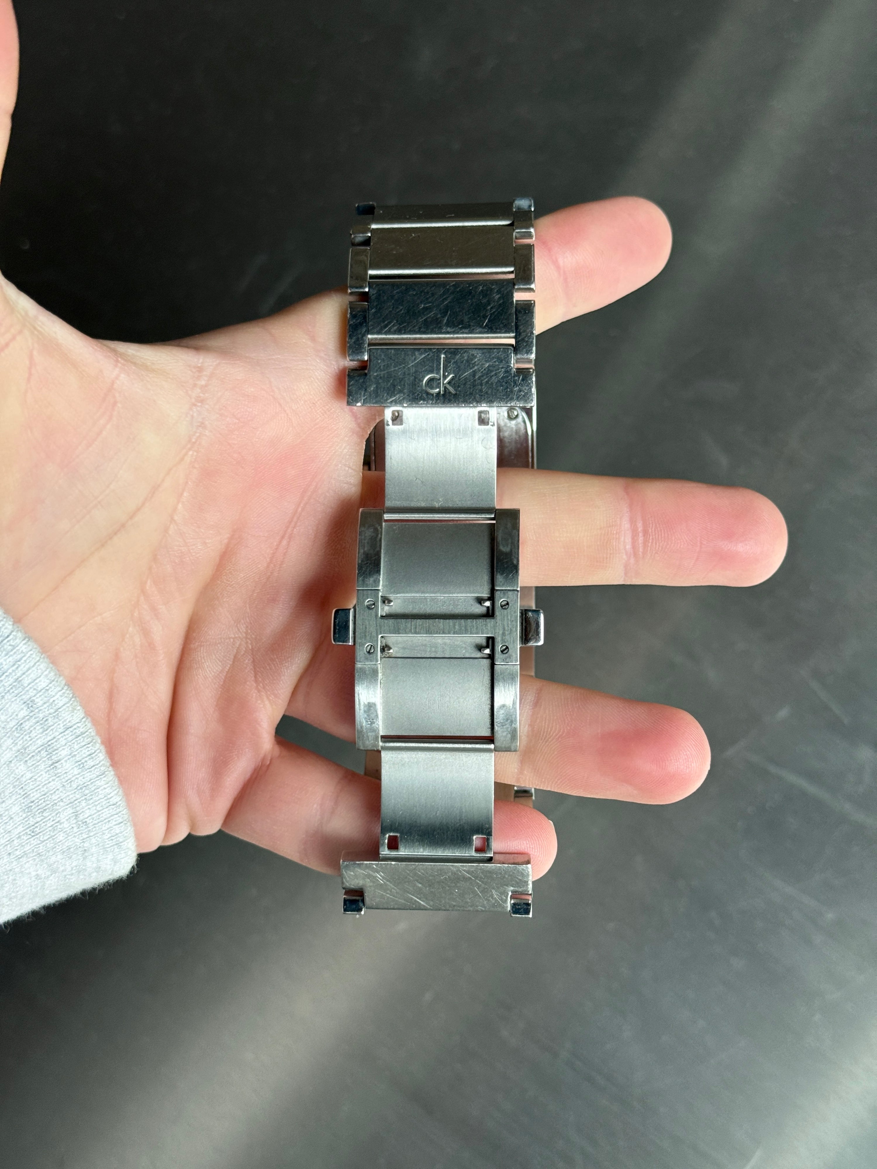 Vintage 2000s Calvin Klein "Epitome" Stainless Steel Quartz Watch