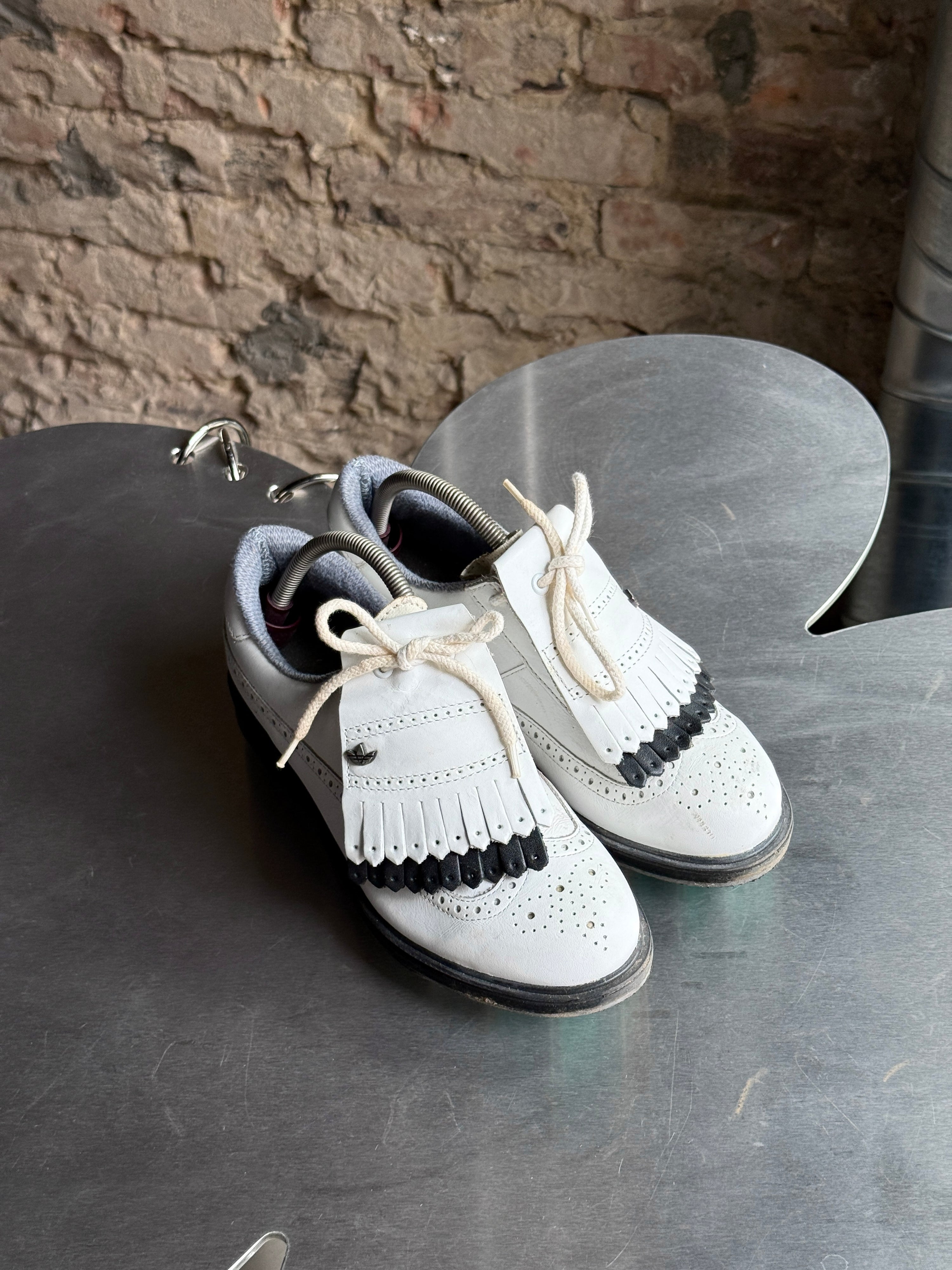 Vintage 1990s Adidas “Aditex” Leather Golf Shoes White - EU 36