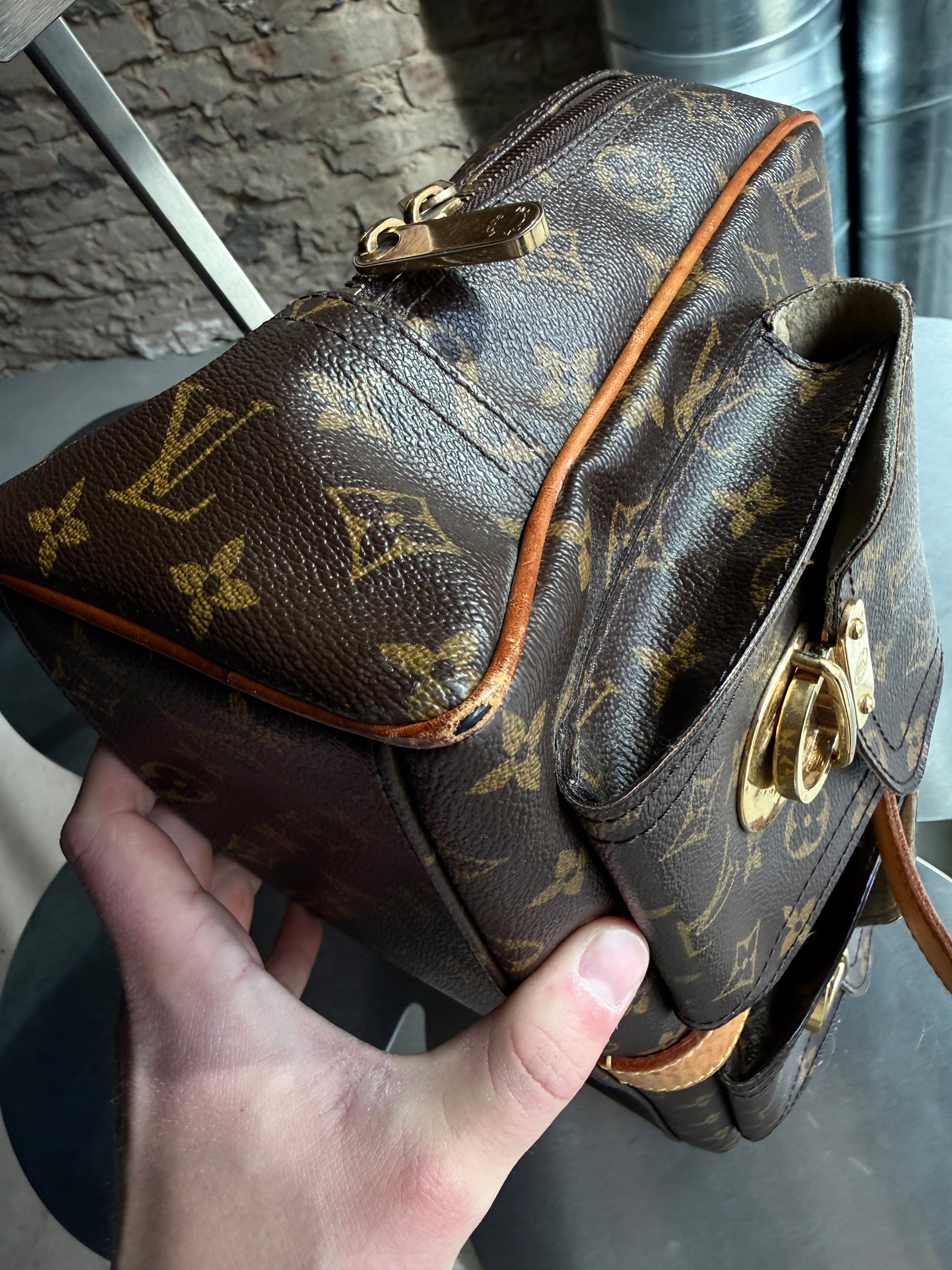 2009 Louis Vuitton Manhattan GM Bag Brown (FL0069)