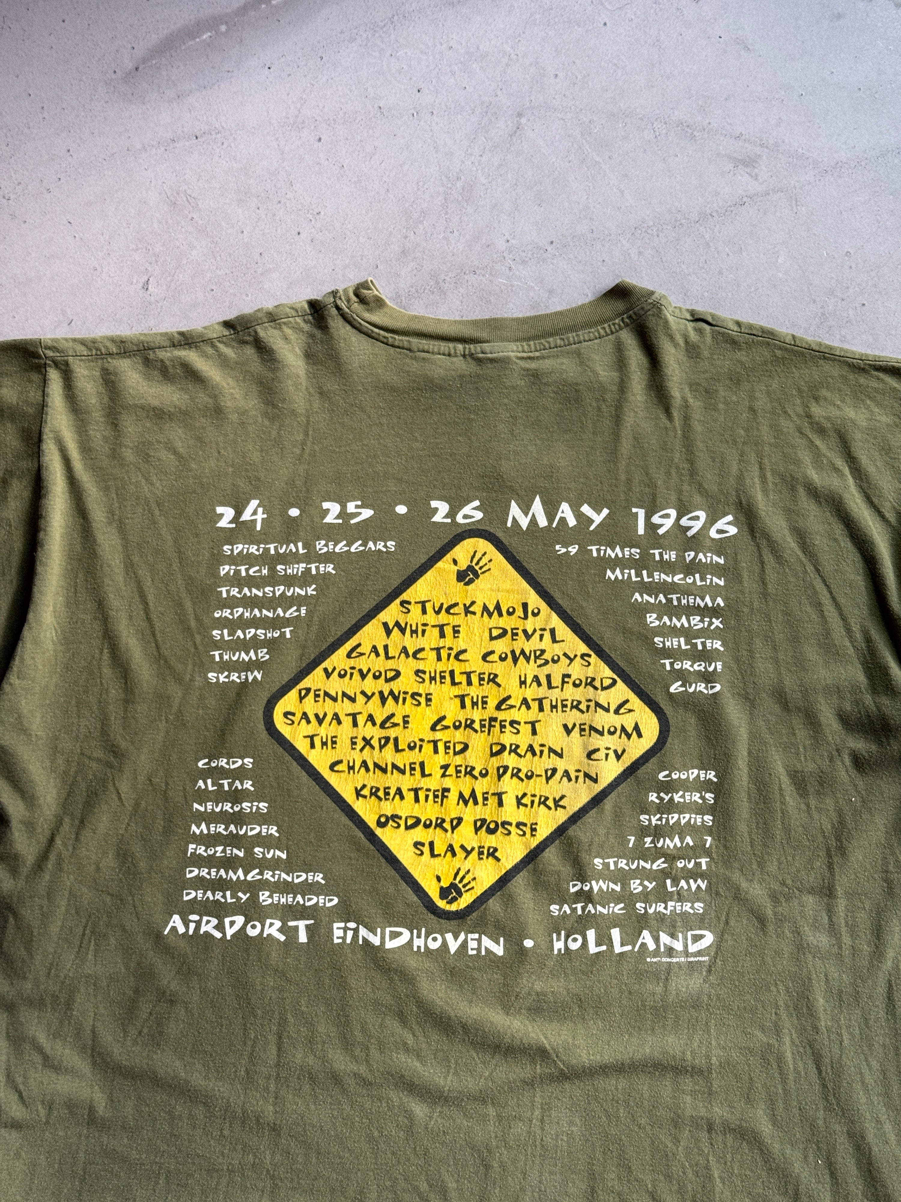 Vintage 1996 Dynamo Open Air Festival Tee Green - XXL