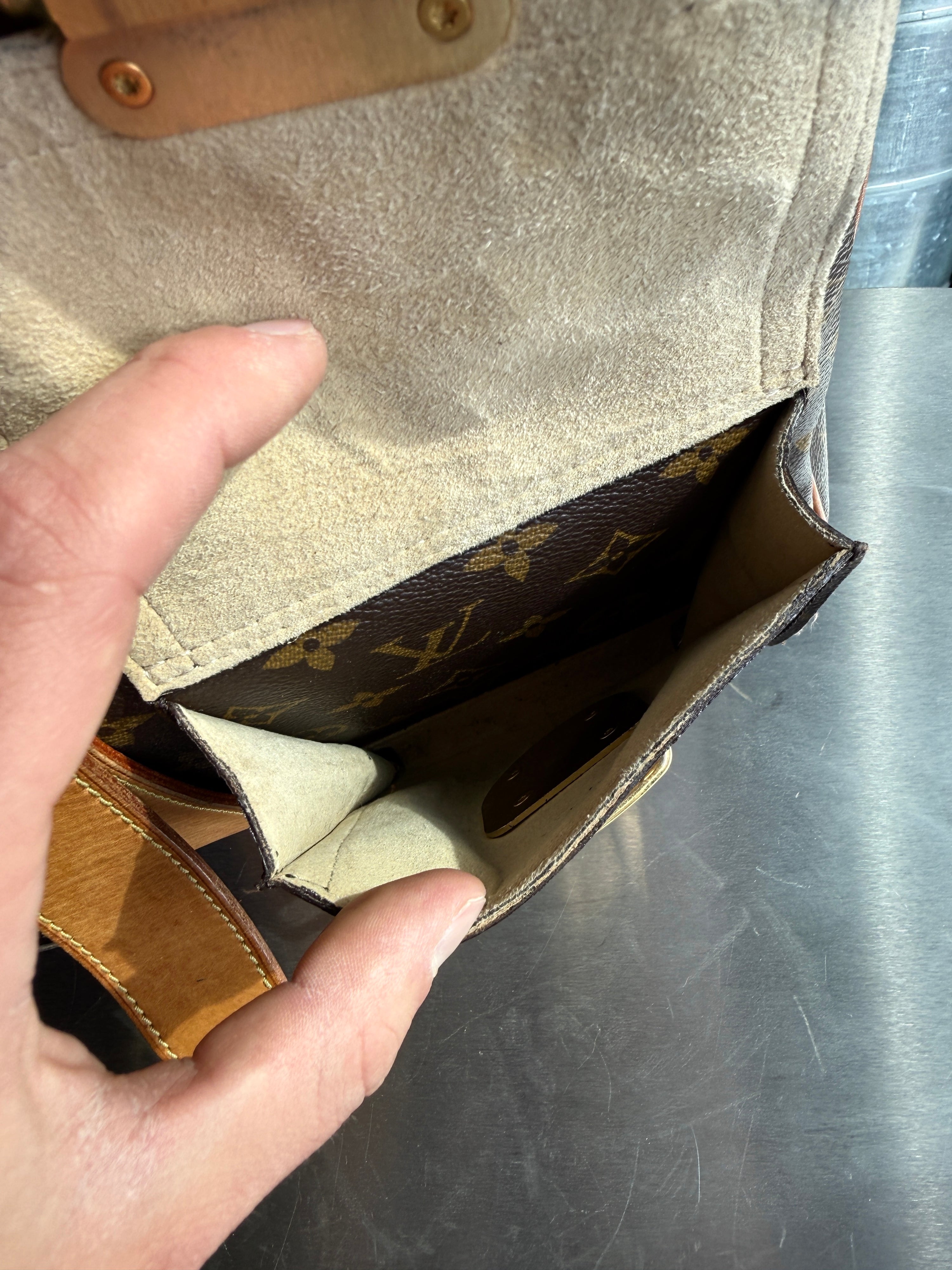 2009 Louis Vuitton Manhattan GM Bag Brown (FL0069)