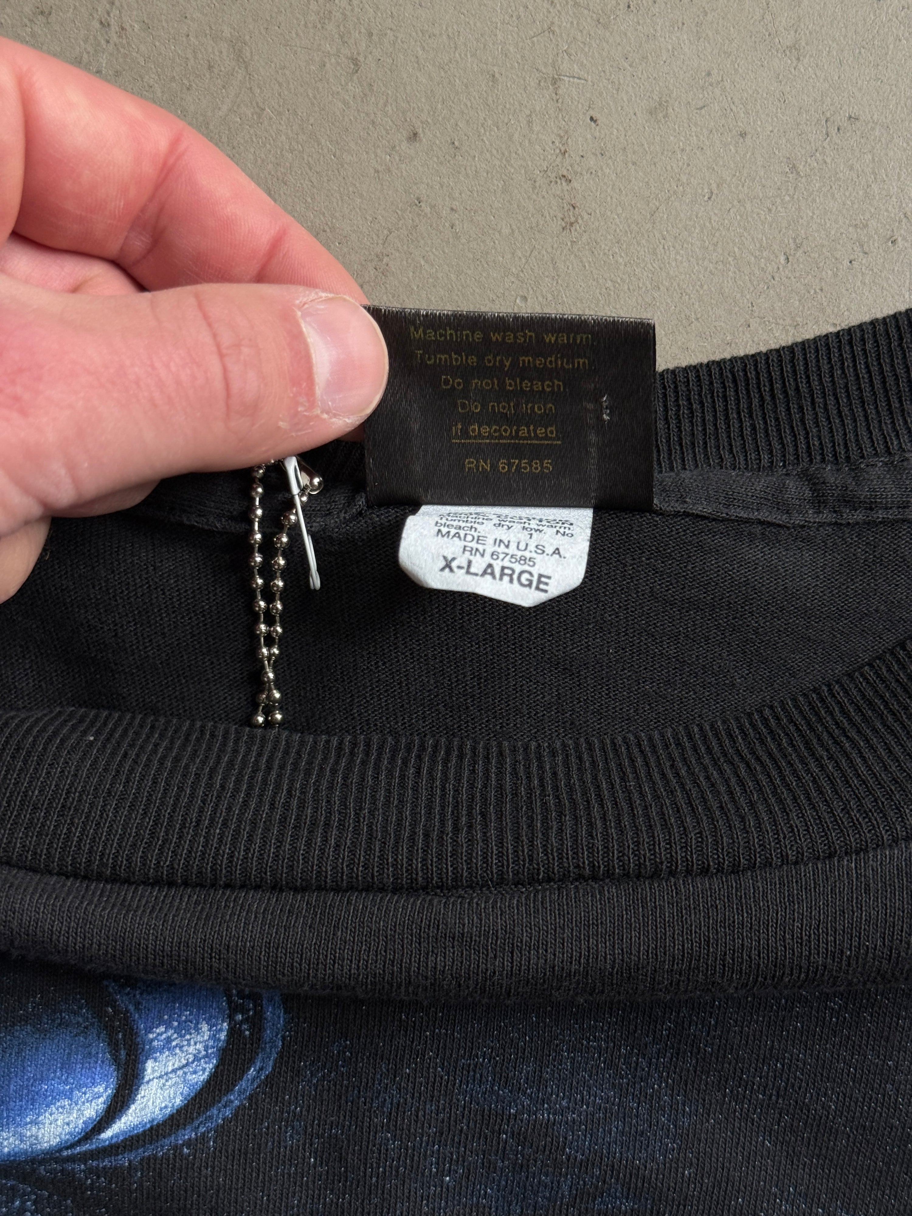 1996 Independence Day Movie Promo Tee Black - XL