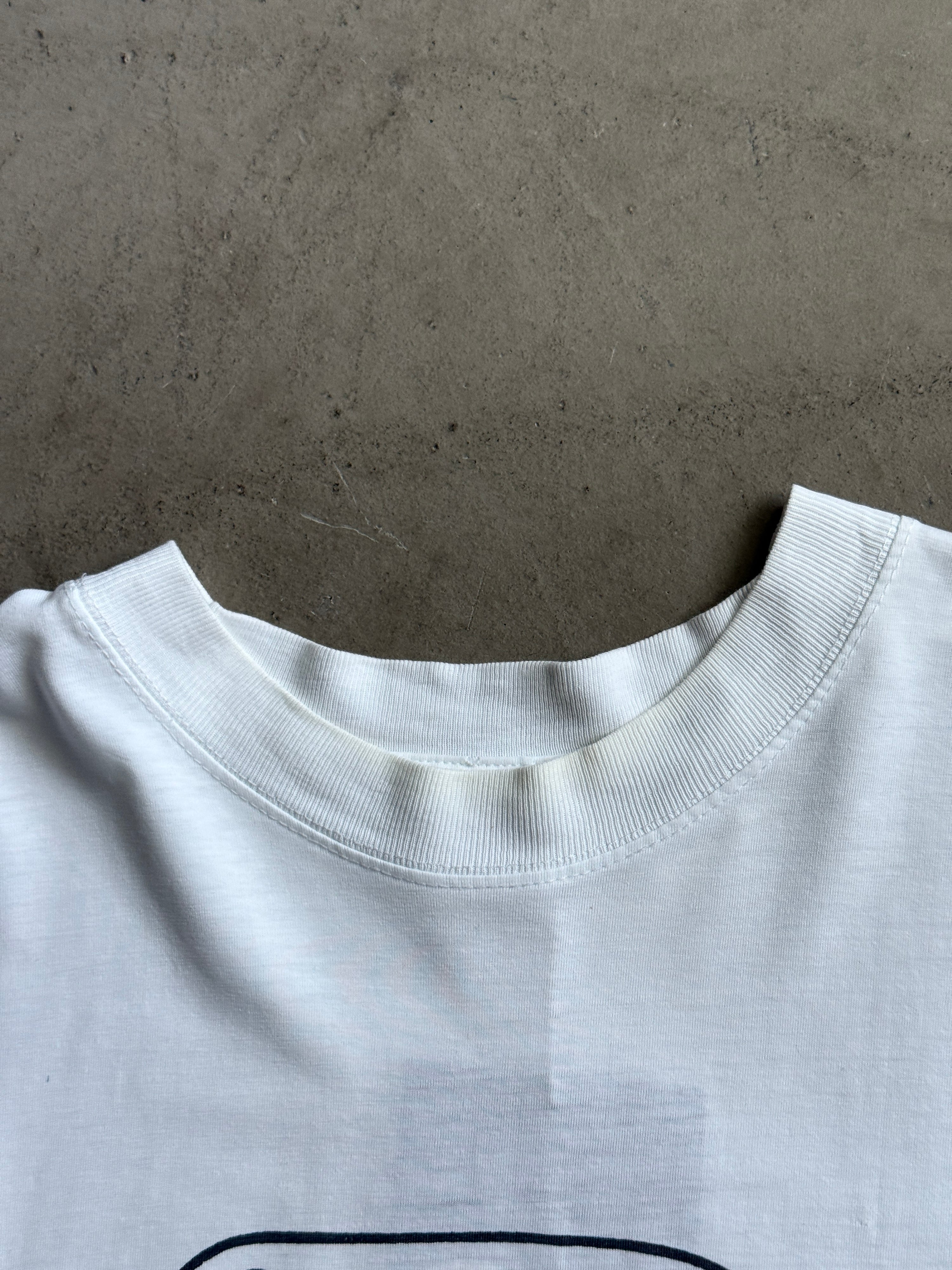 Vintage 1990s Roy Lichtenstein Style Bootleg T-Shirt White - XL