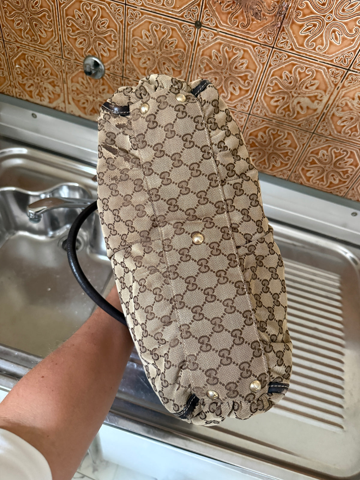 Gucci GG Canvas Abbey D-Ring Tote Bag