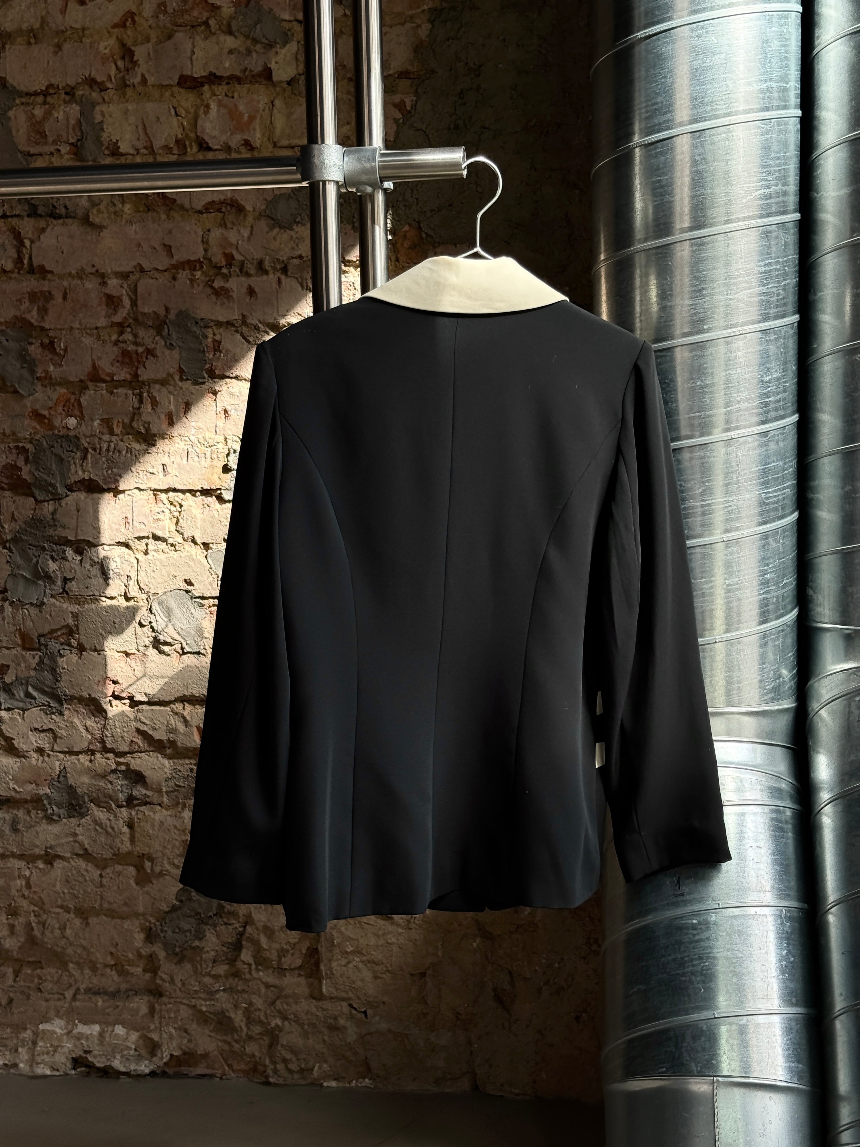 Vintage Equivoque Paris Blazer White / Black - S