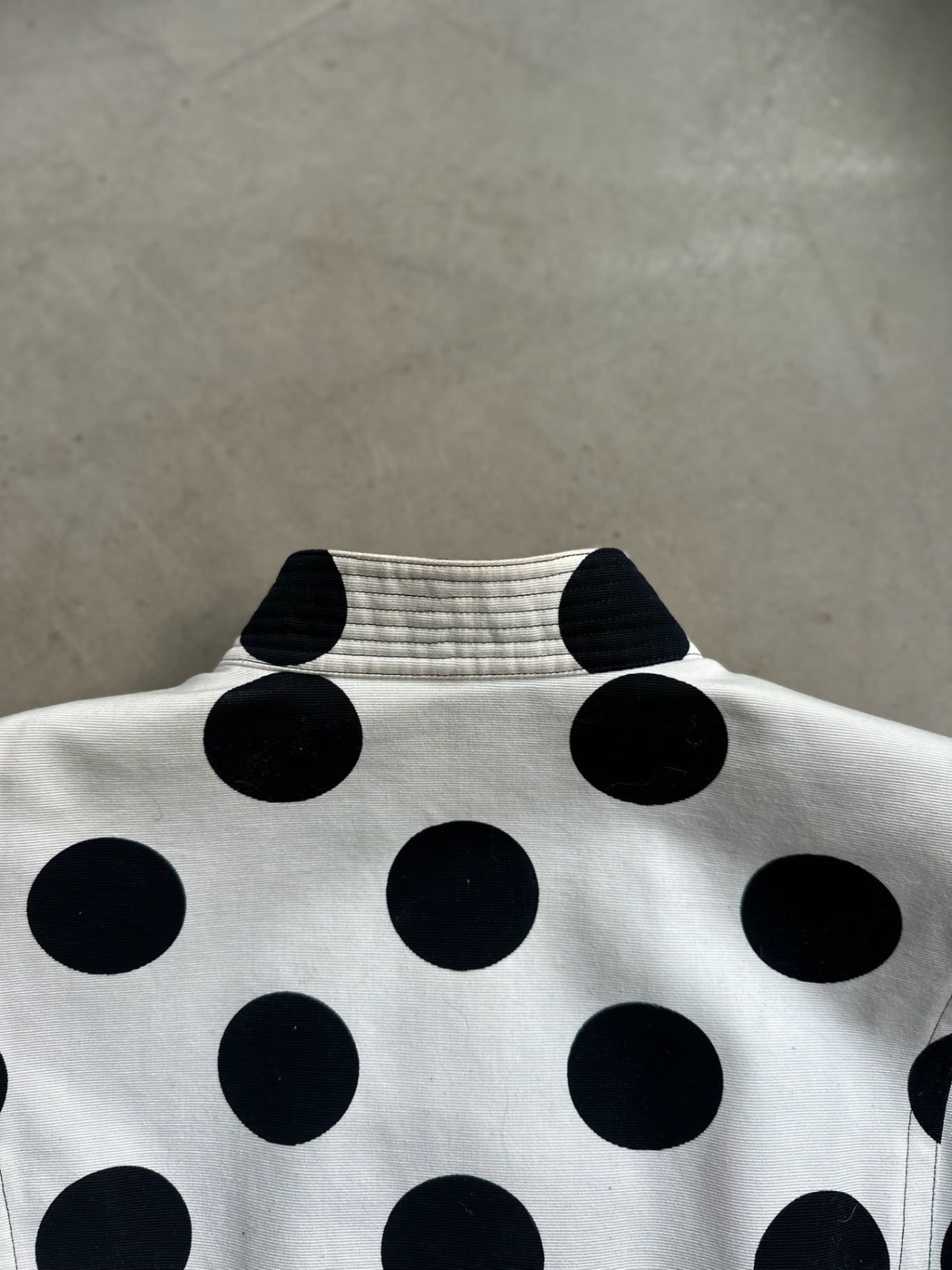 Vintage Polkadot Cropped Jacket