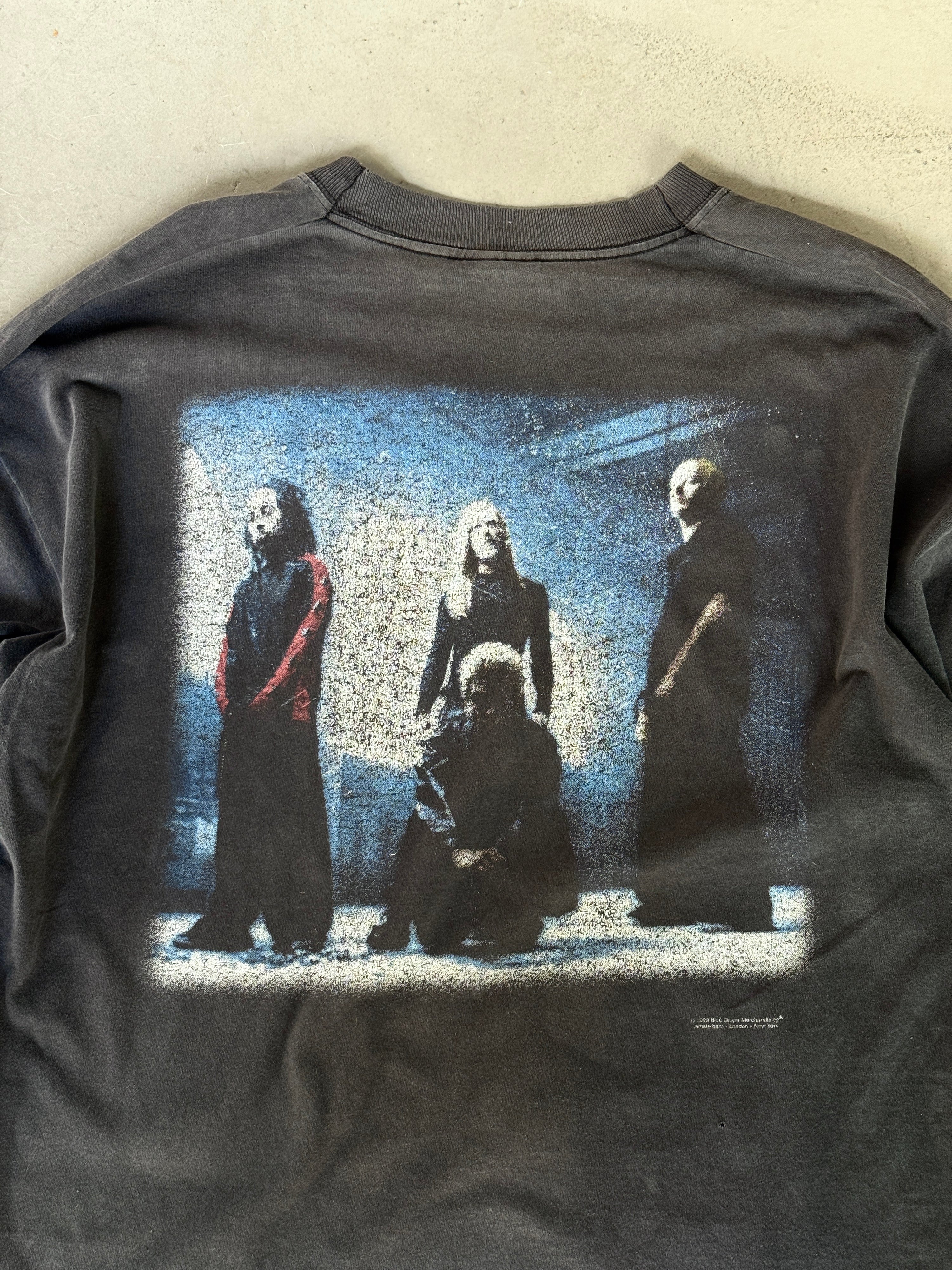 Vintage 1999 Faded Machine Head "The Burning Red" Band Longsleeve Black - XL