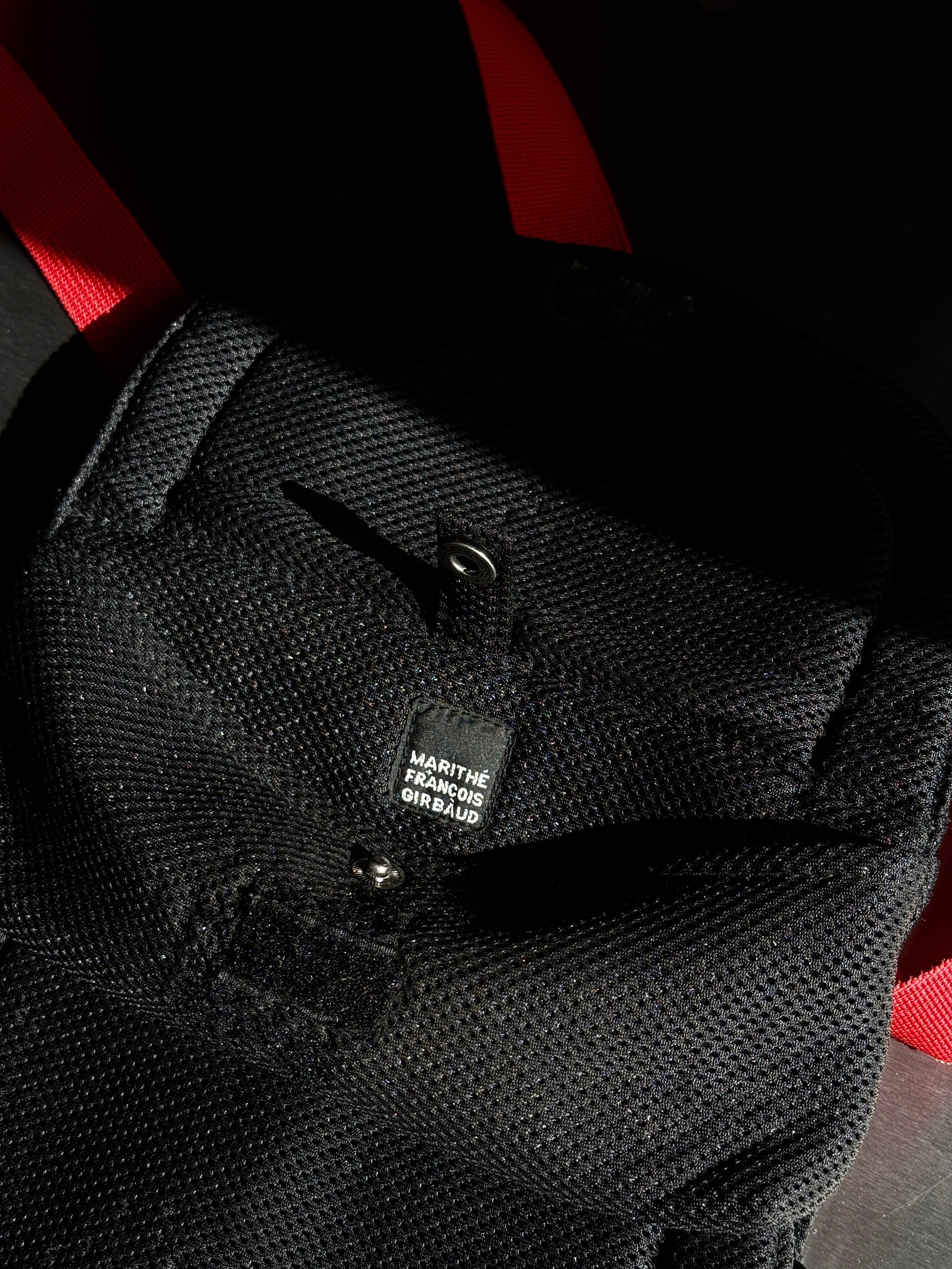 Vintage Marithé + François Girbaud Crossbody Mesh Bag Black