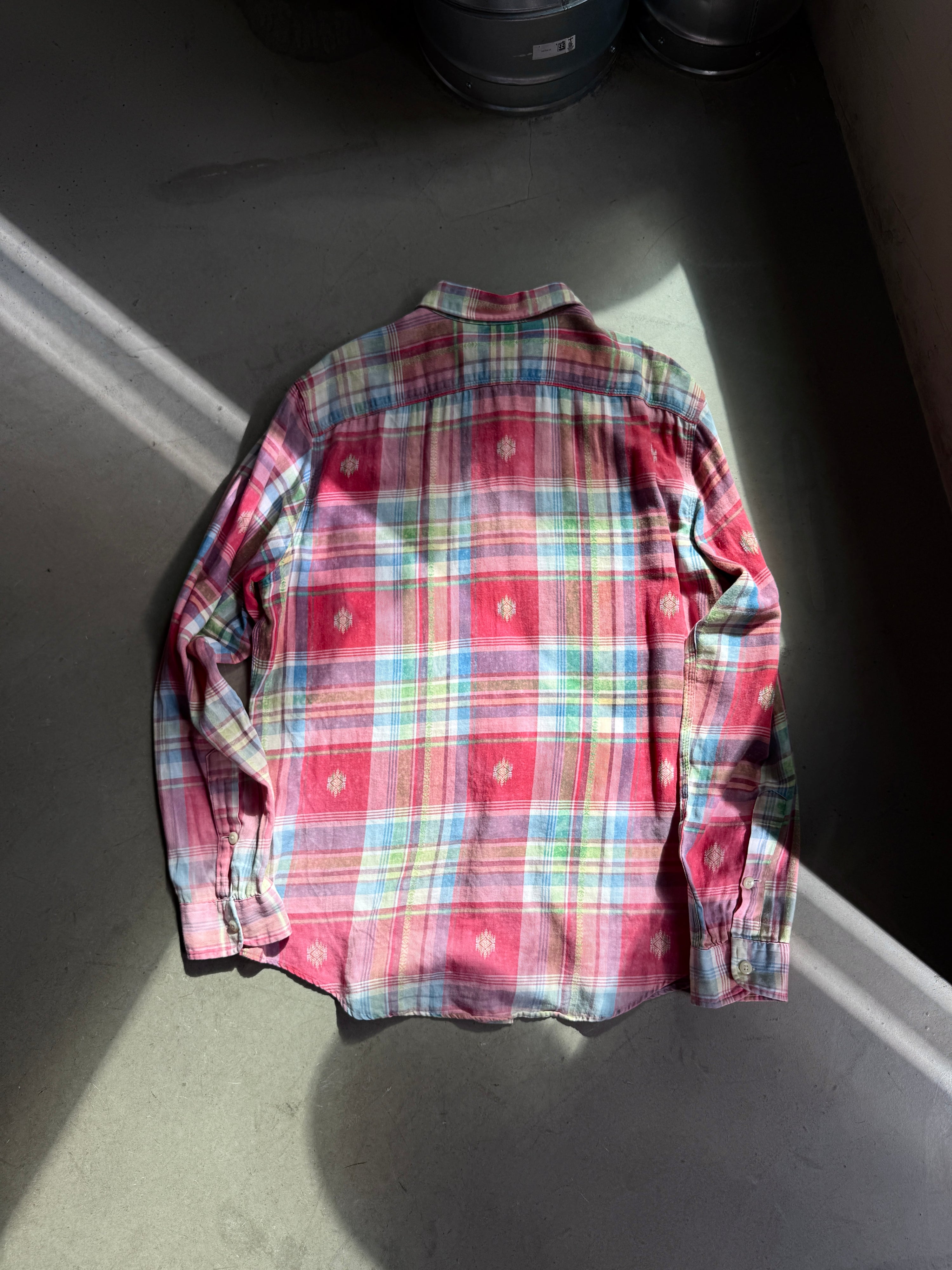 Vintage Polo Ralph Lauren Aztec Plaid Shirt - L