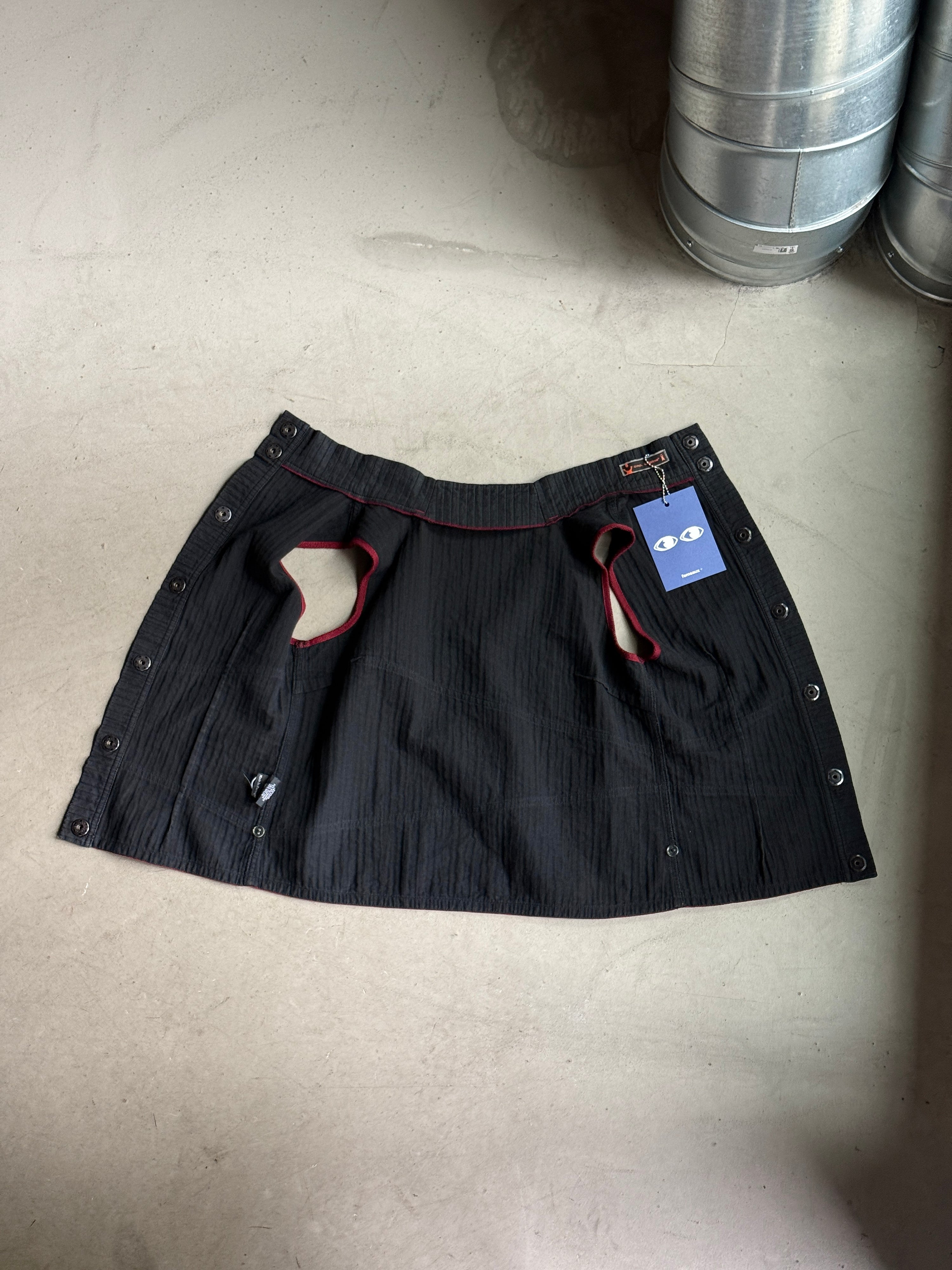 Vintage 2000s Cop Copine Ontario Skirt Set Black - S