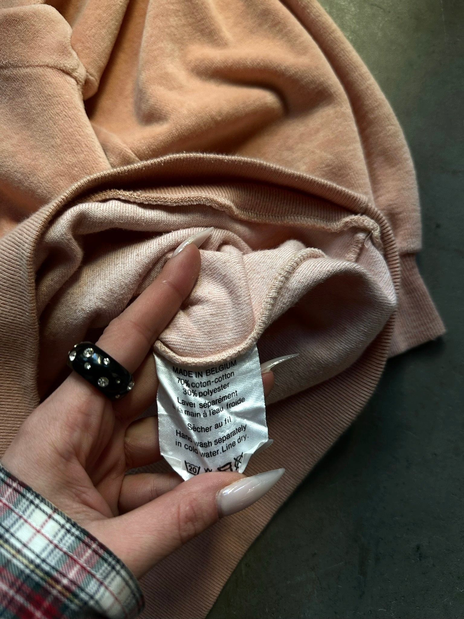 1980s SONIA RYKIEL “2 in 1” Velour Sweater - L