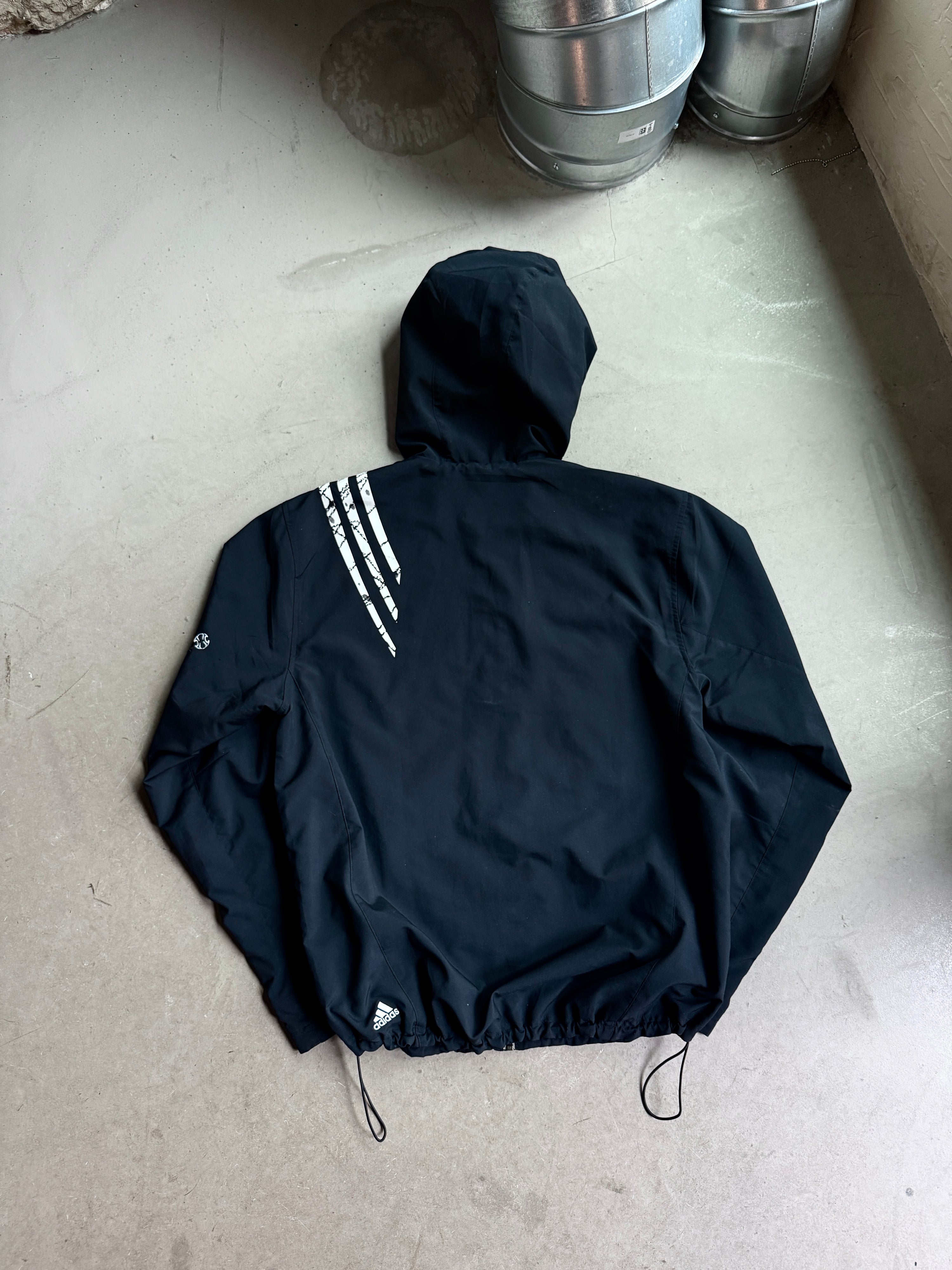 Vintage 2000s Adidas Football Windbreaker Black - L