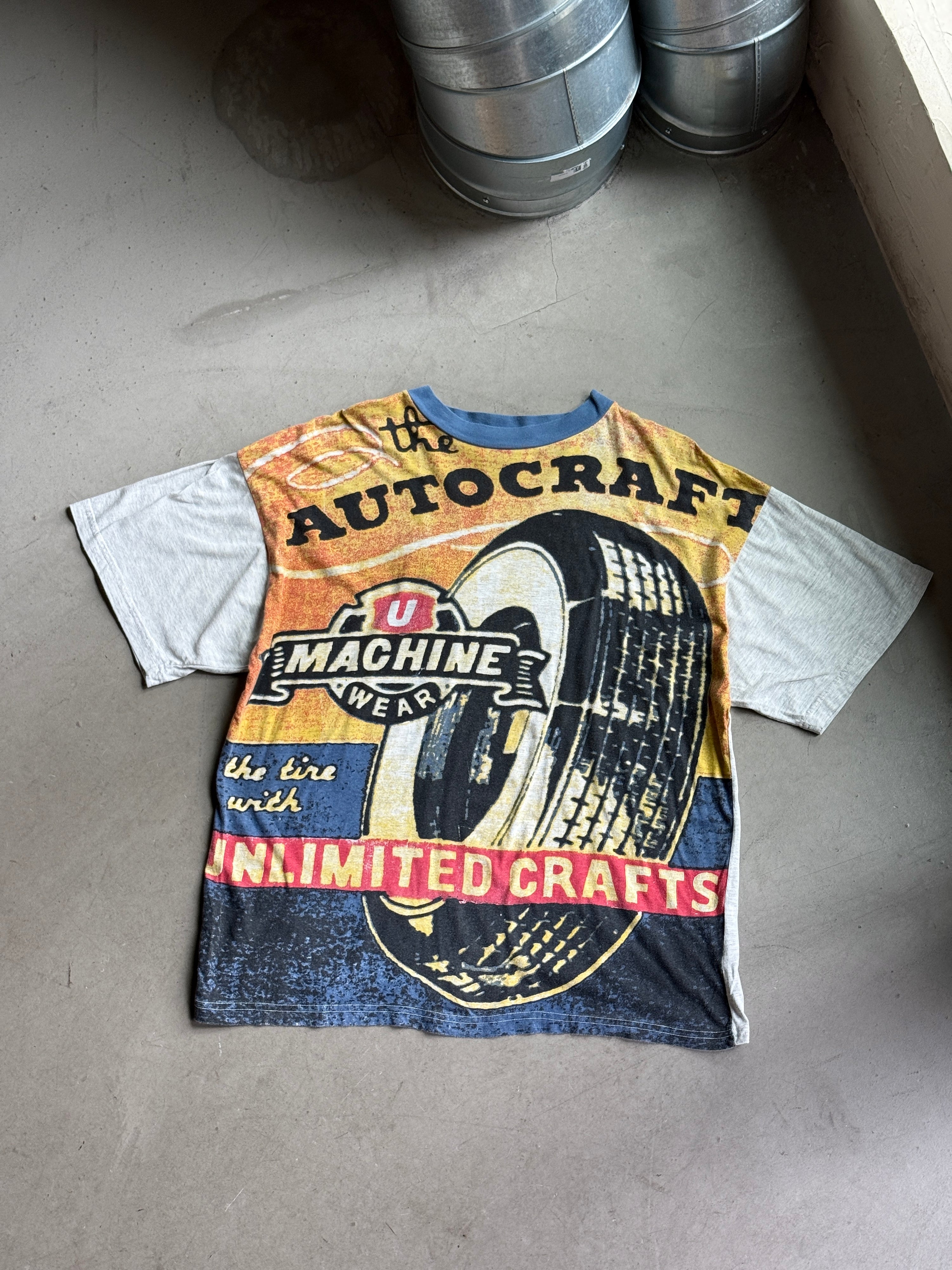 Vintage 1990s Rocky AOP “Autocraft” Tee - XL