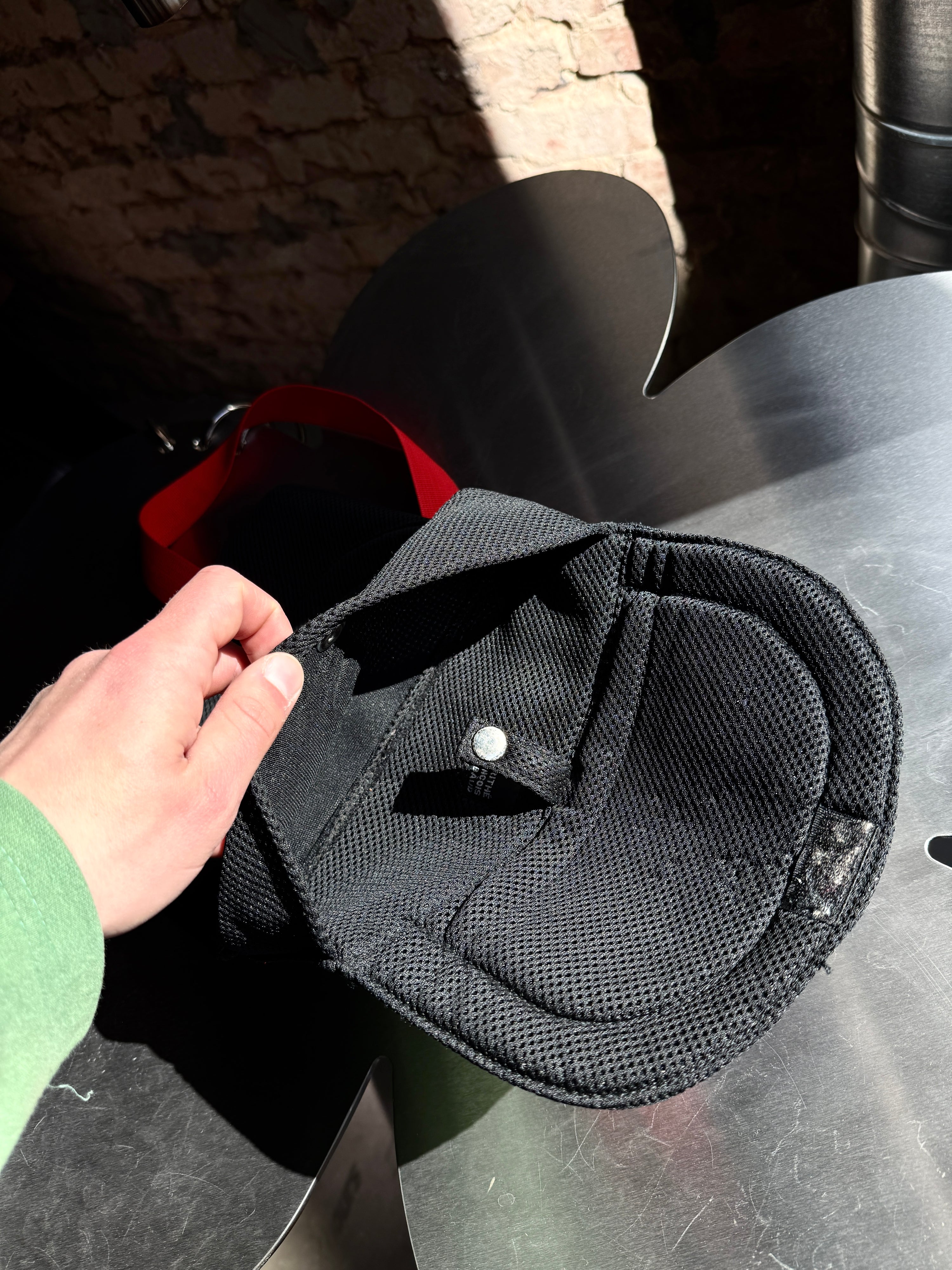 Vintage Marithé + François Girbaud Crossbody Mesh Bag Black