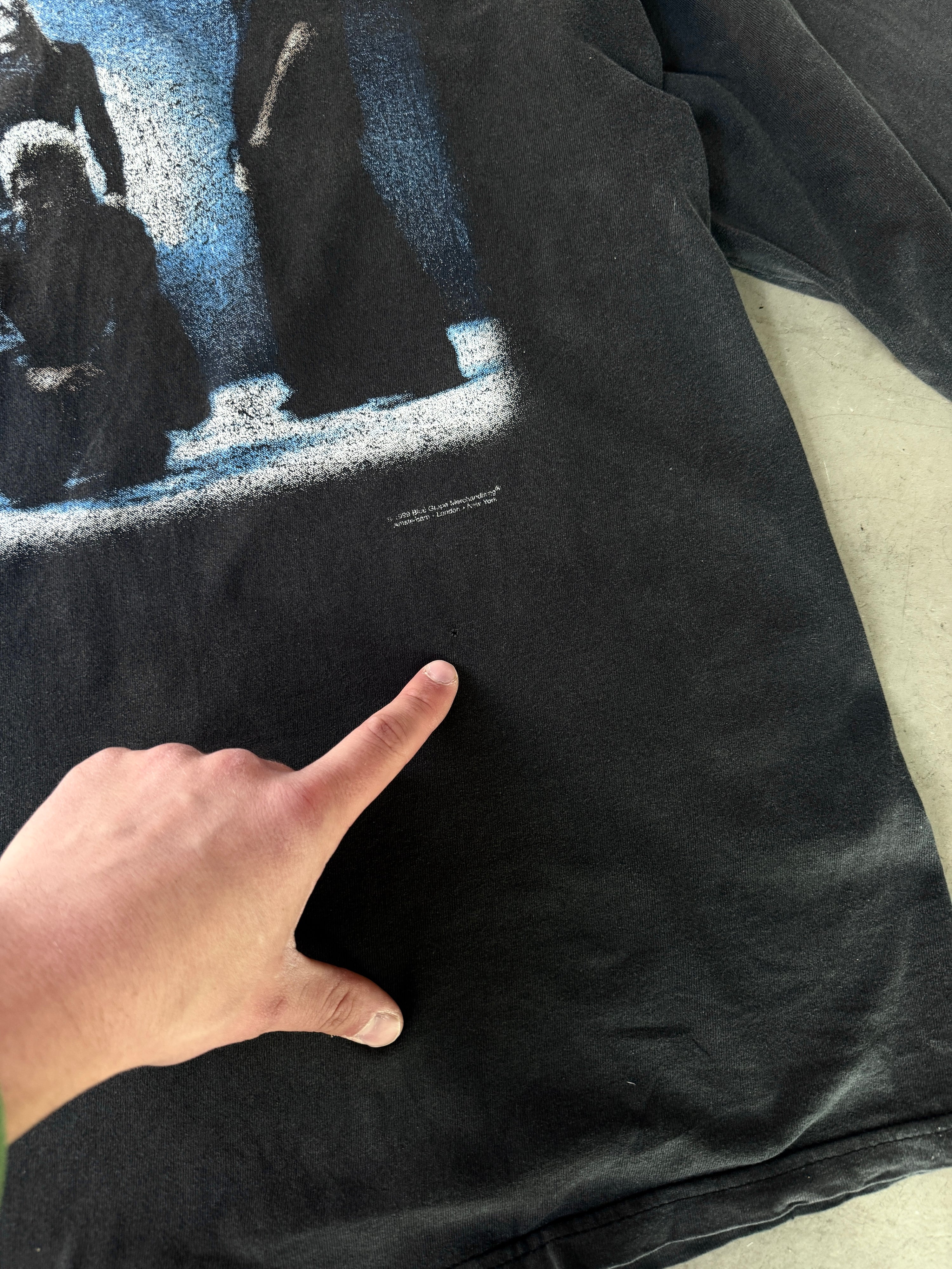 Vintage 1999 Faded Machine Head "The Burning Red" Band Longsleeve Black - XL