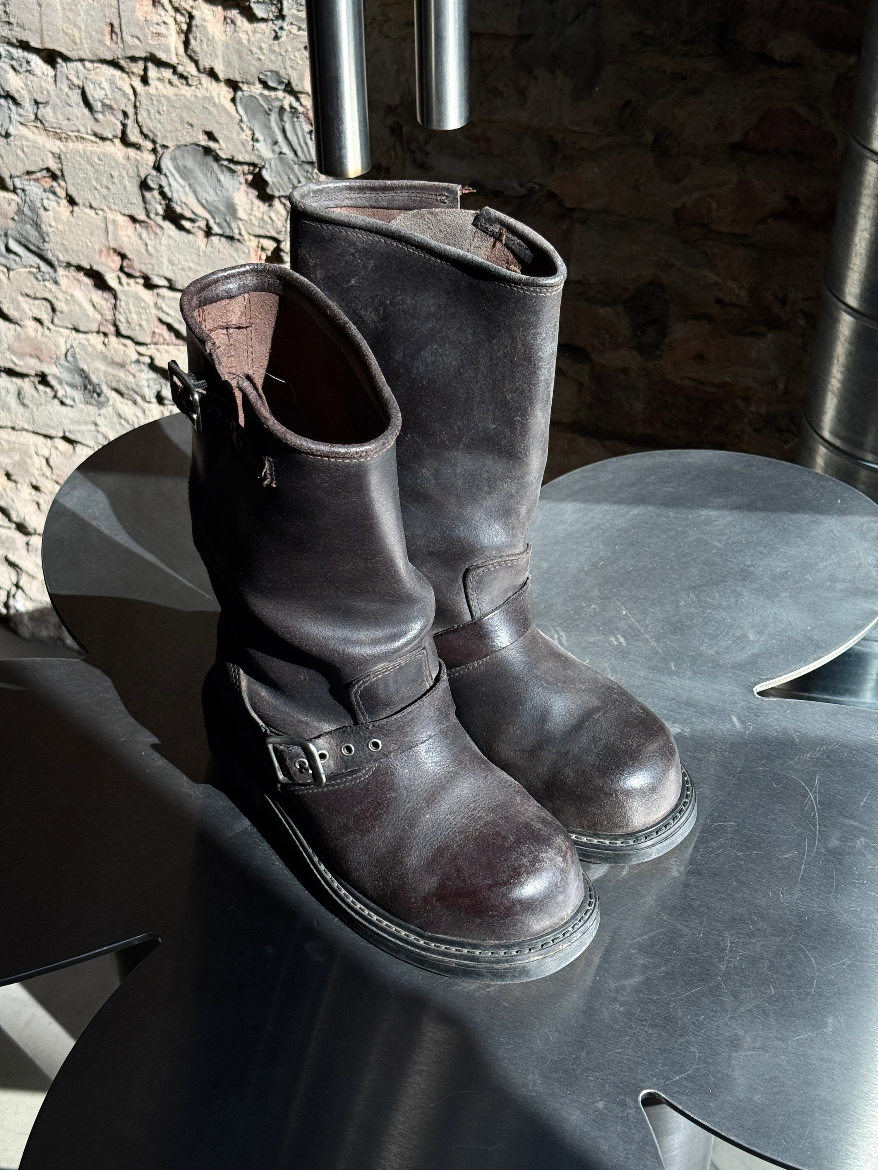 Vintage “JJ Lester” Leather Engineer Boots Brown - EU 38/39