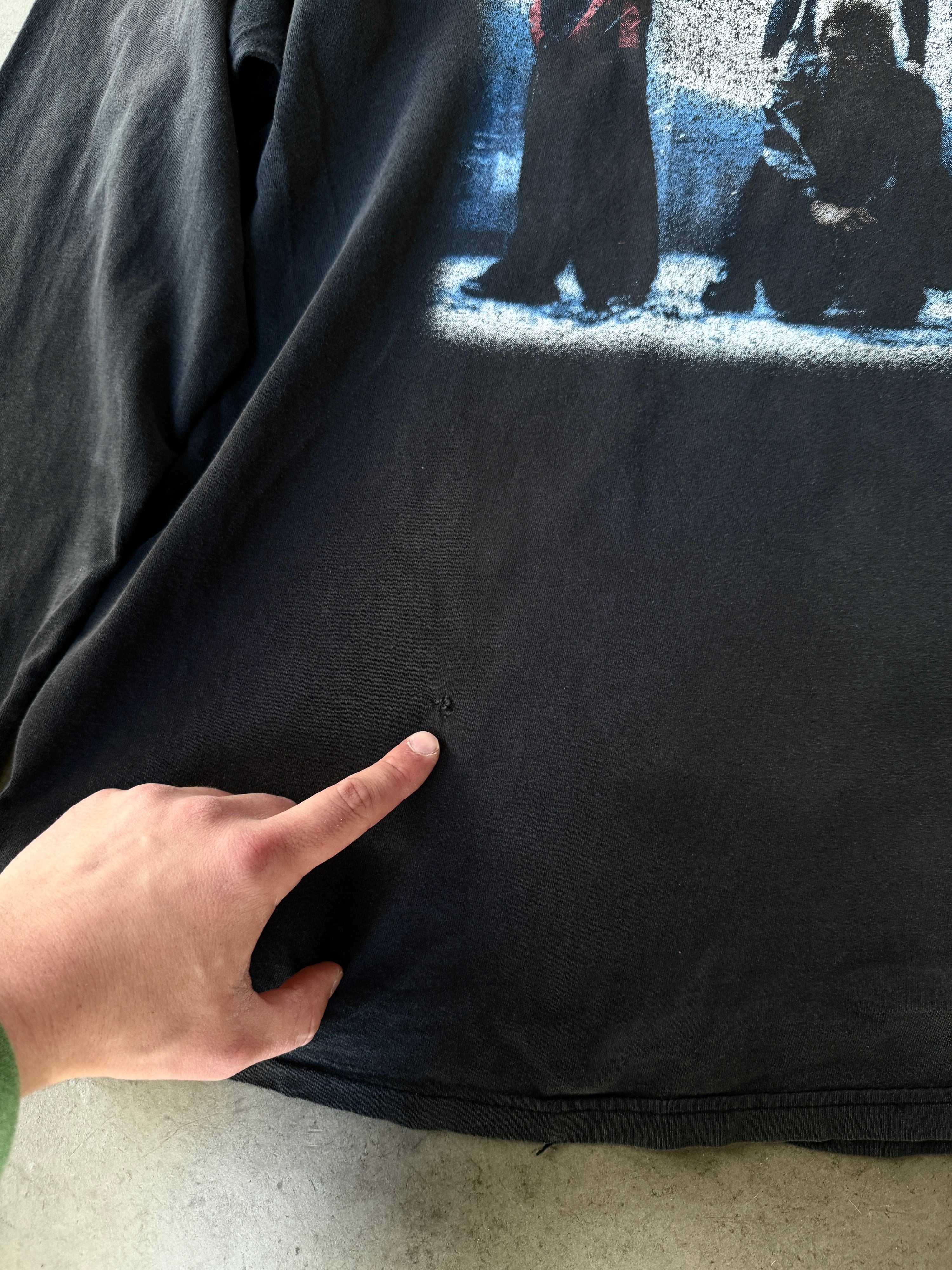 Vintage 1999 Faded Machine Head "The Burning Red" Band Longsleeve Black - XL