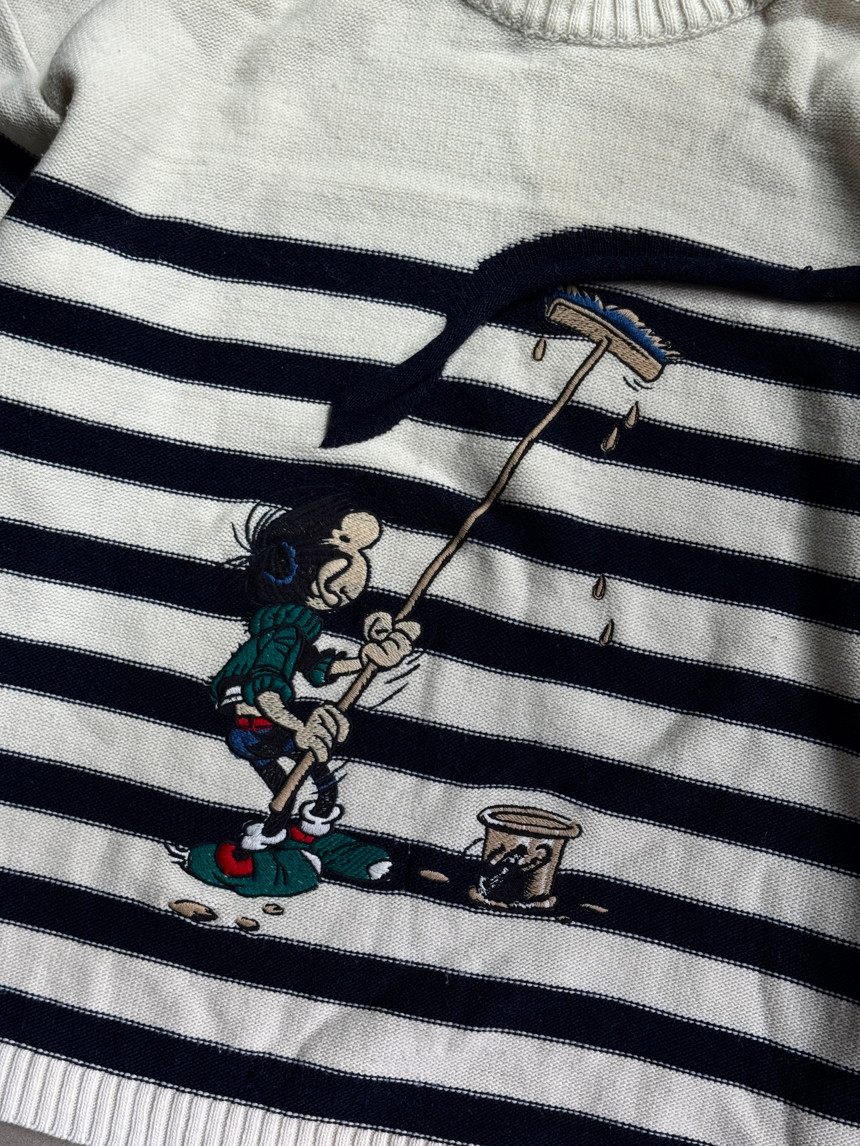Vintage 1990s Gaston La Gaffe Striped Knit