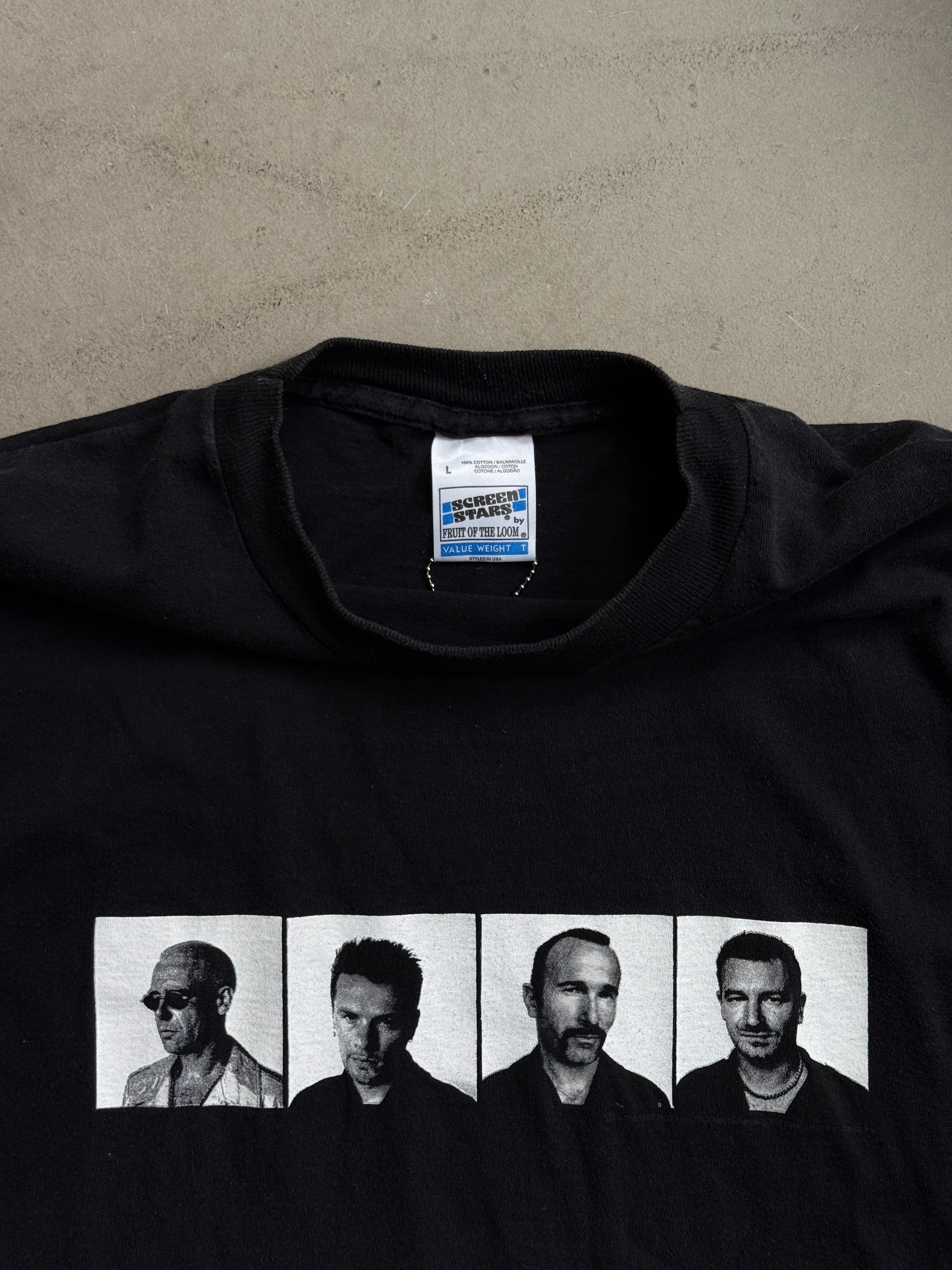 1997 U2 “Pop Mart Tour” Single Stitched T-Shirt Black - M