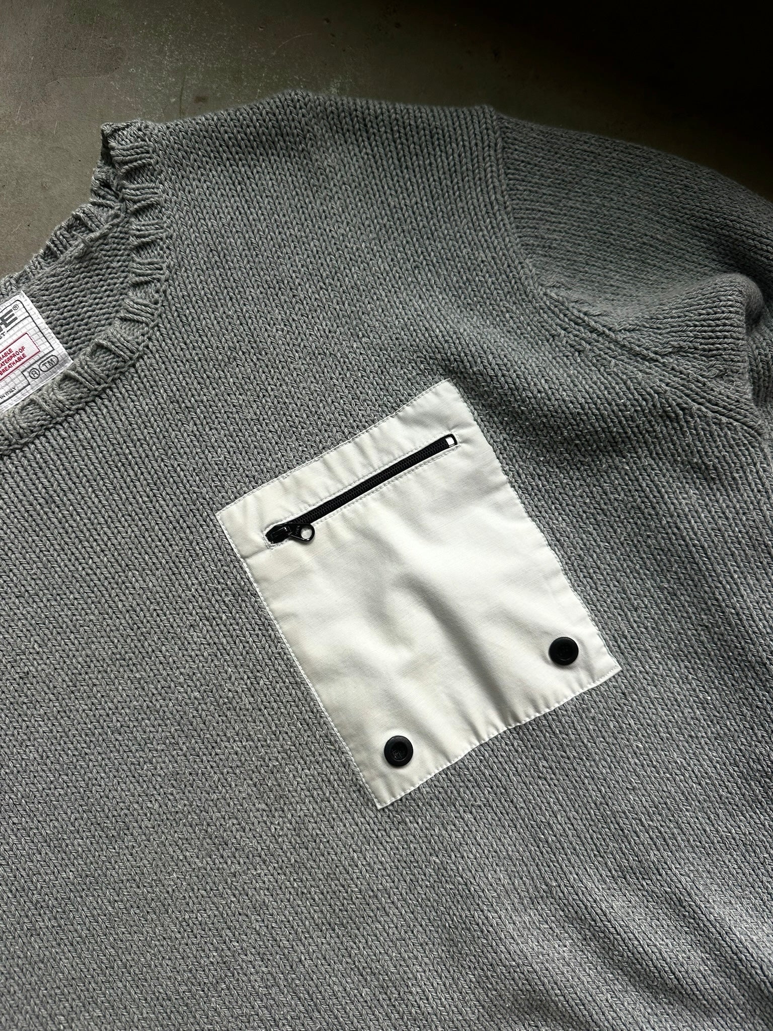 Vintage Energie “Miliatary” Knit Grey - L