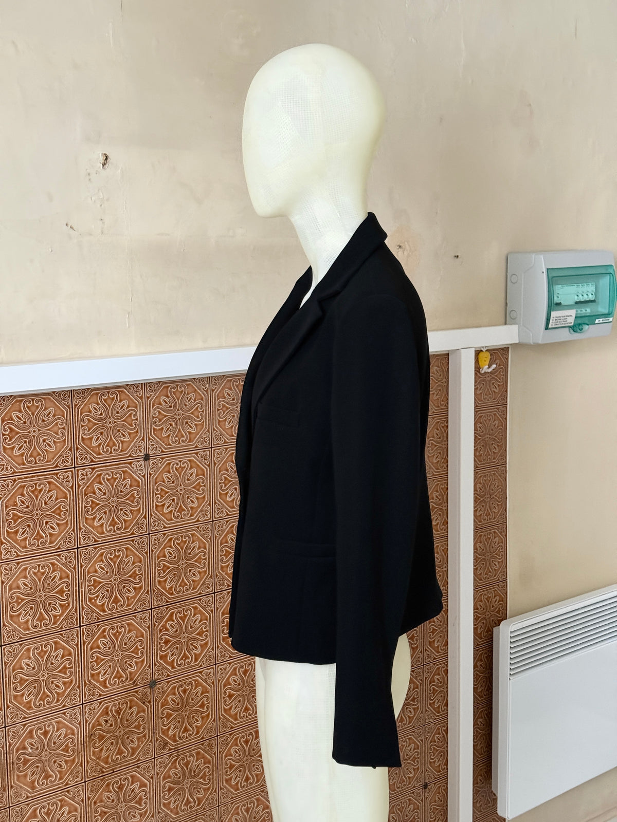 2000s Sonia Rykiel “Uniform” Tailored Black Blazer Jacket (new) - S