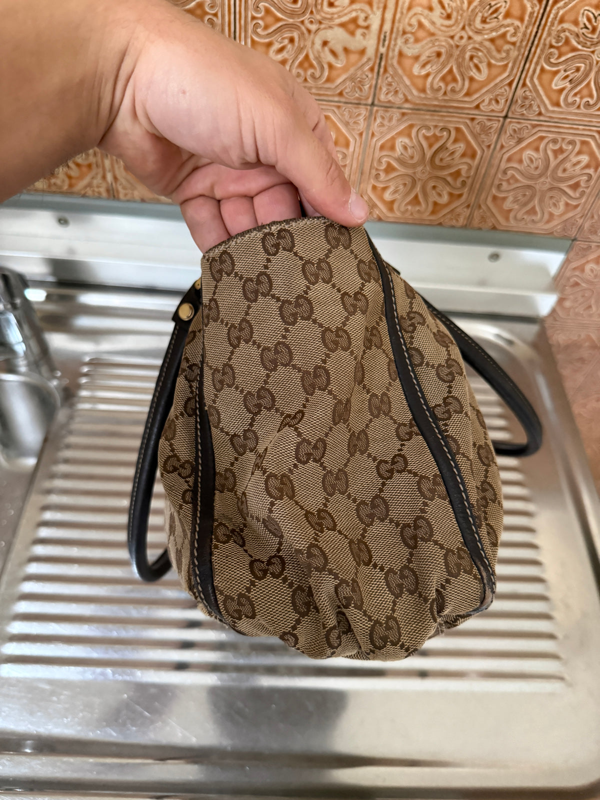 Gucci GG Canvas Abbey D-Ring Tote Bag