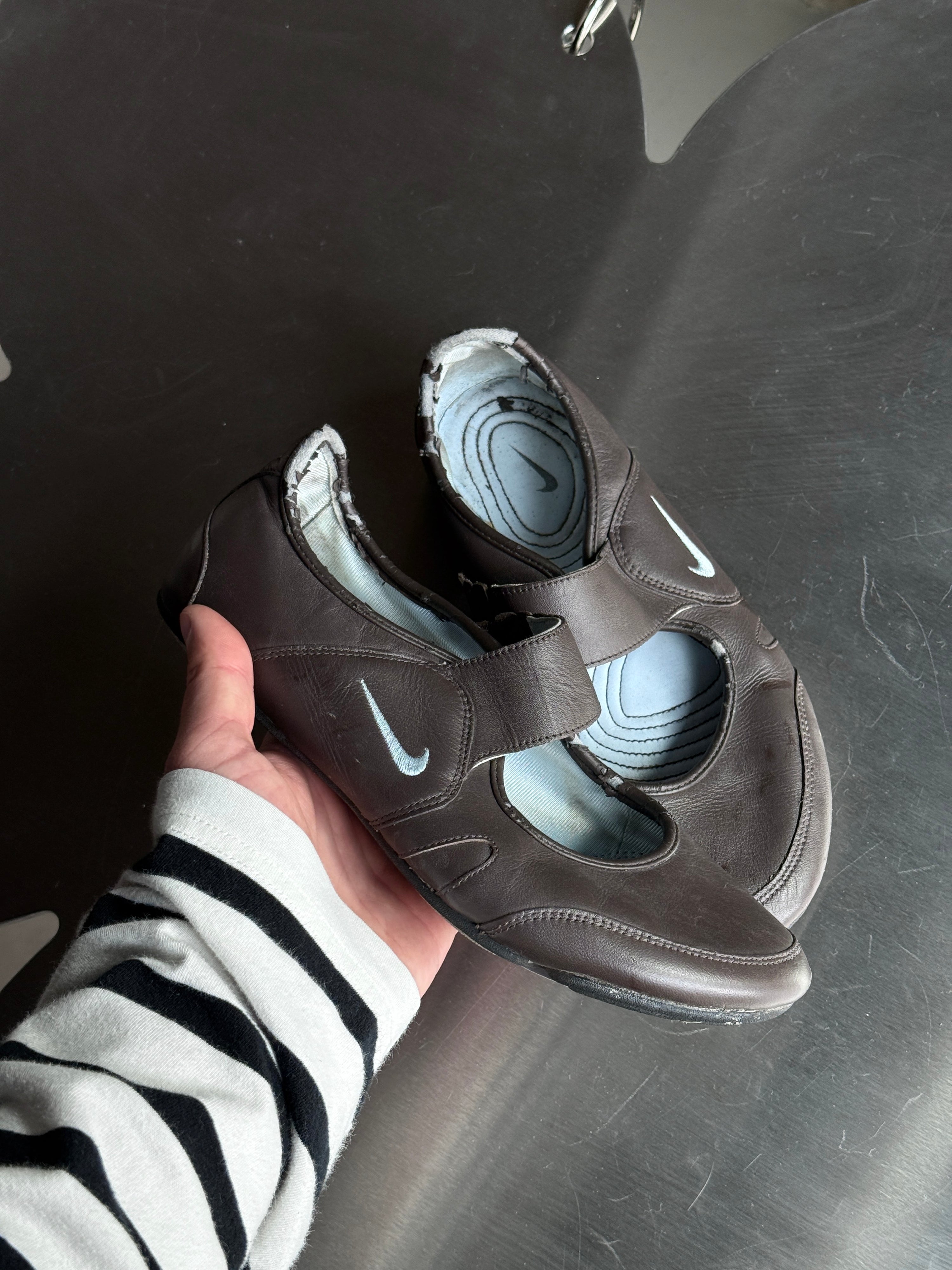 Vintage 2000s Nike Ballet Flats Brown - EU 37.5