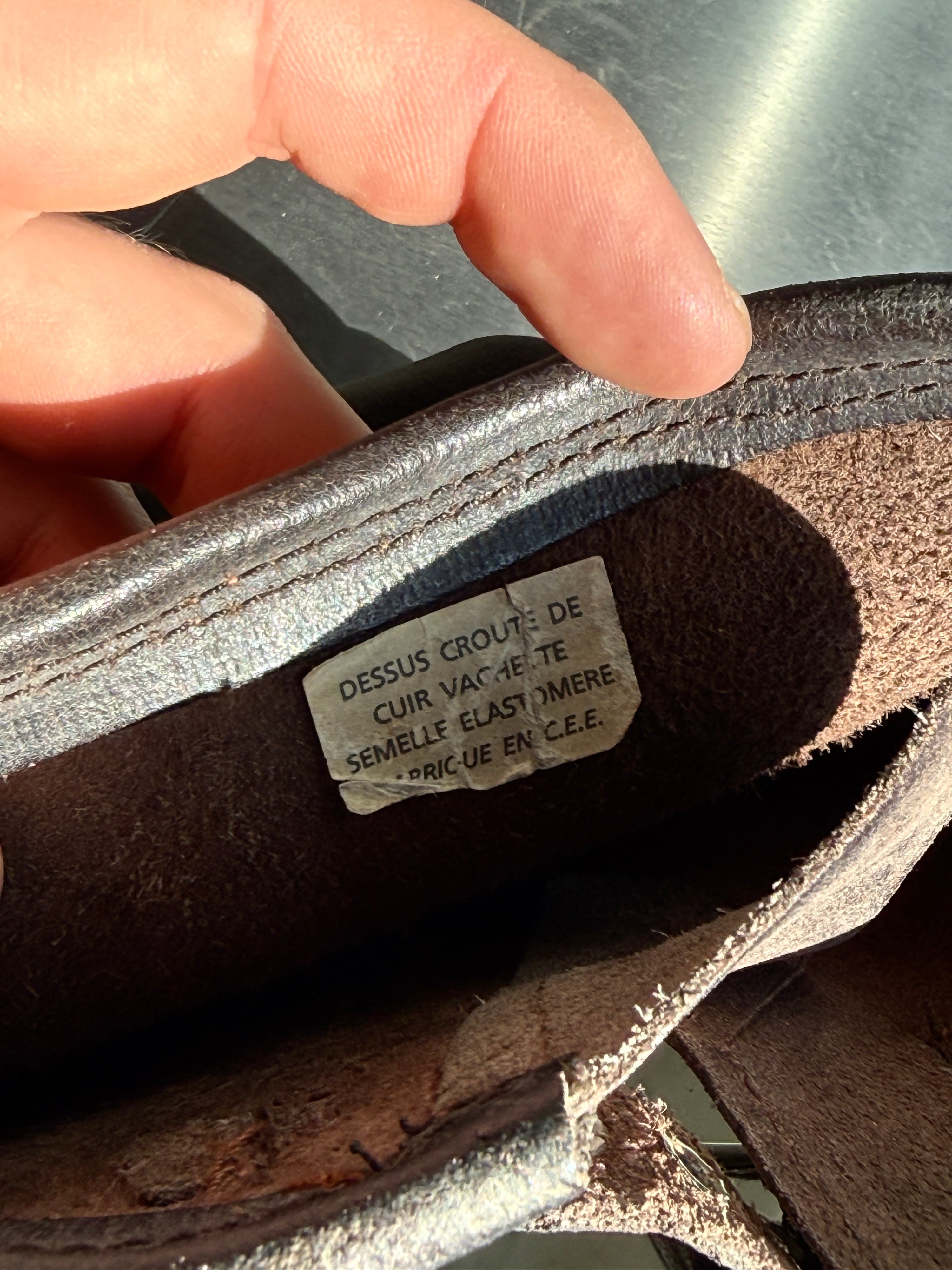 Vintage “JJ Lester” Leather Engineer Boots Brown - EU 38/39