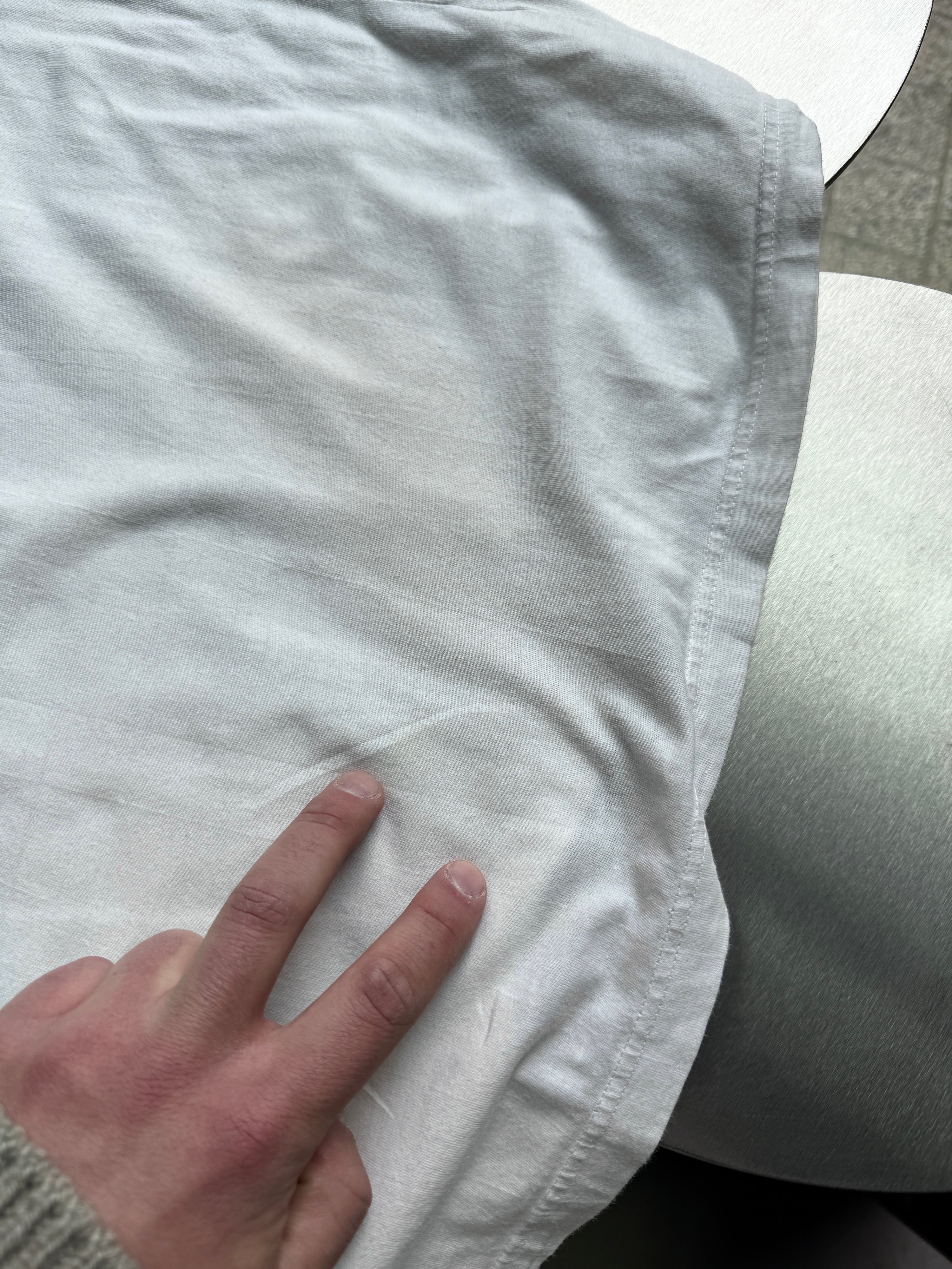 Vintage Garcon Bronze Art T-Shirt White - XL