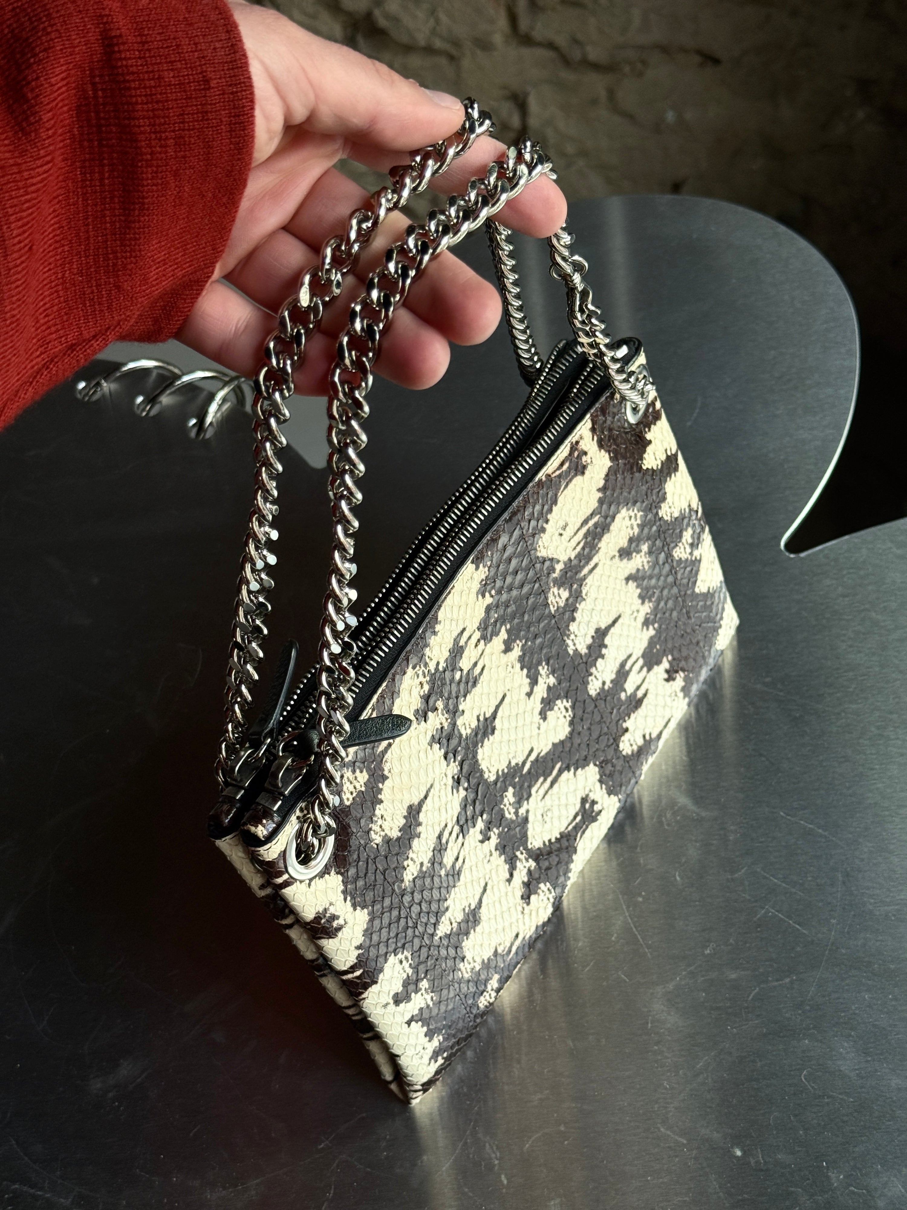 2000s Jil Sander “Snake Scales” Shoulder Bag