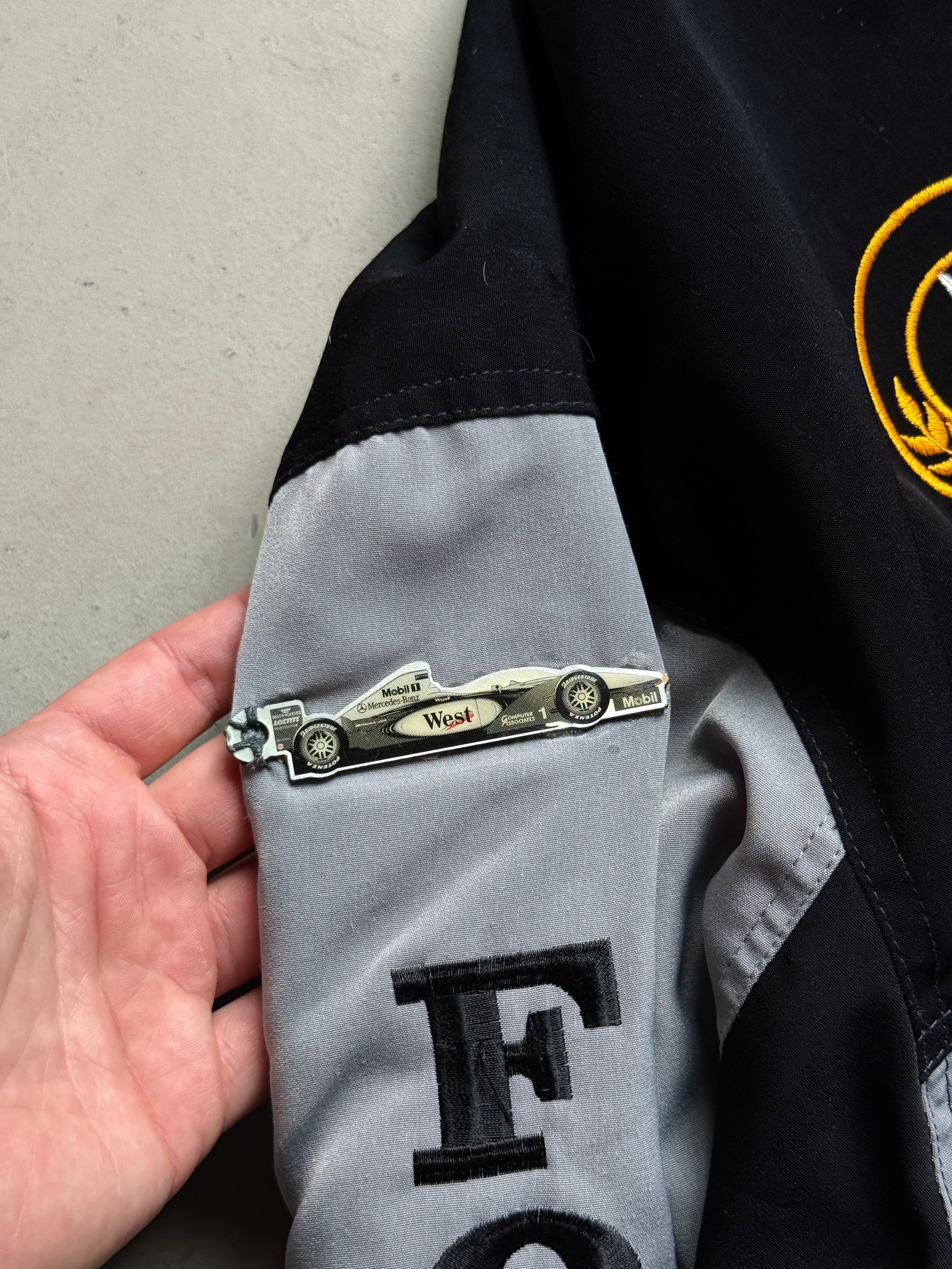 Vintage 2001 McLaren Nika Häkkinen Racing Jacket Black - XXL