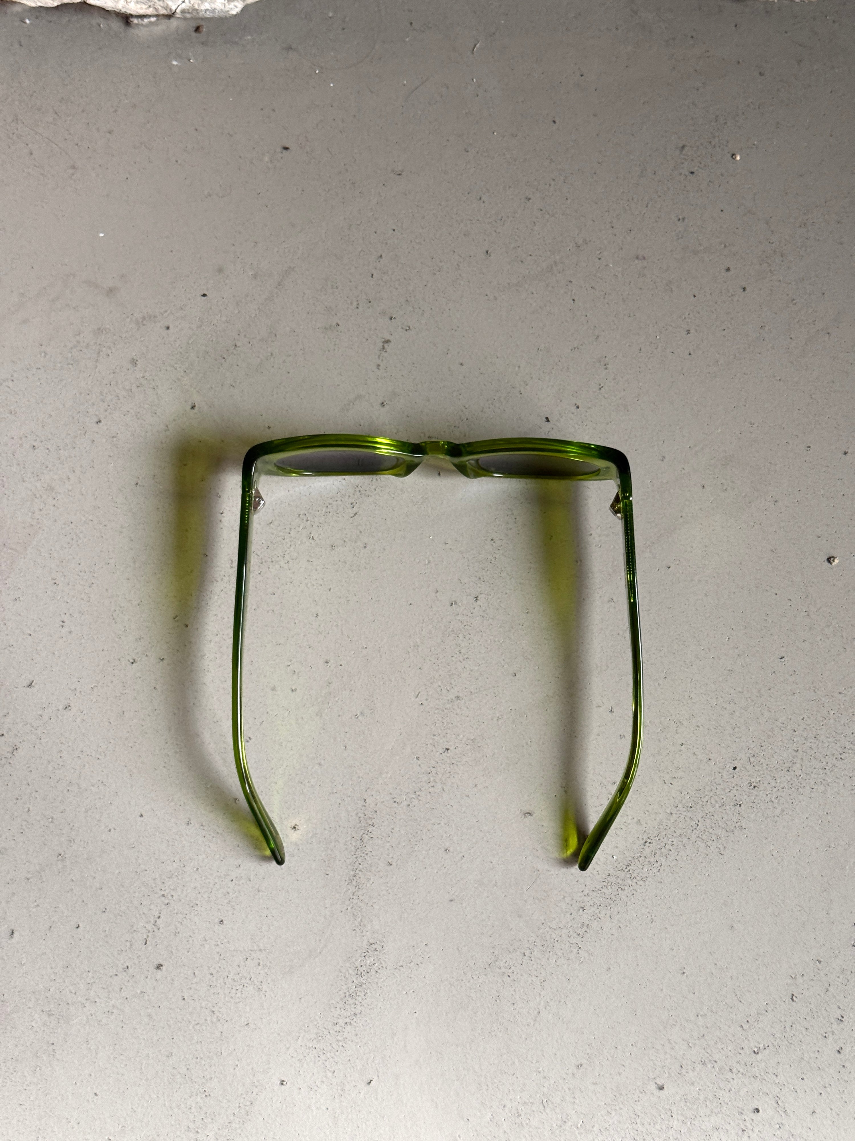 GANNI x Ace Tate “Xena” Sunglasses Neon Green