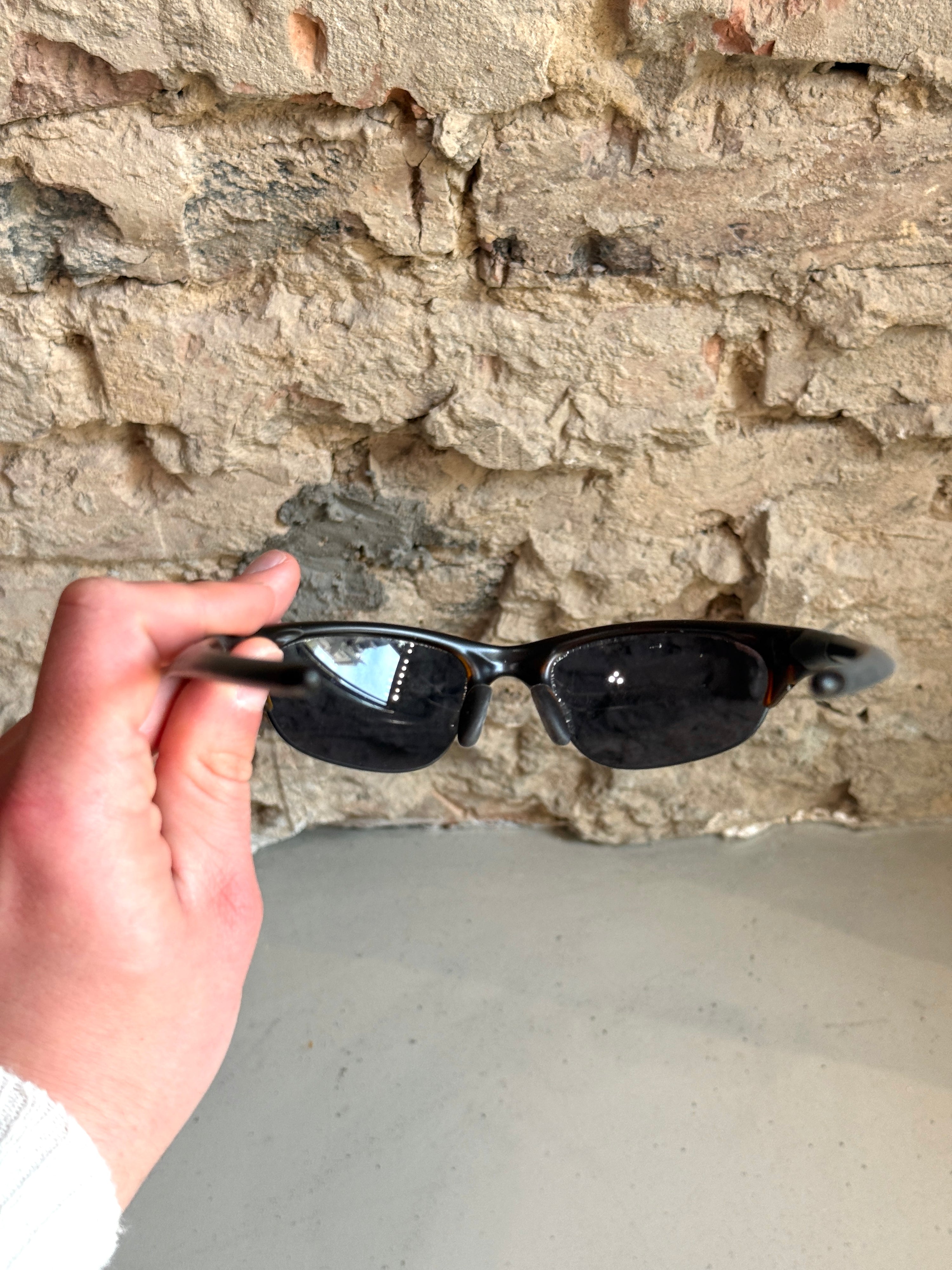 Vintage Oakley Half Jacket Sunglasses Brown