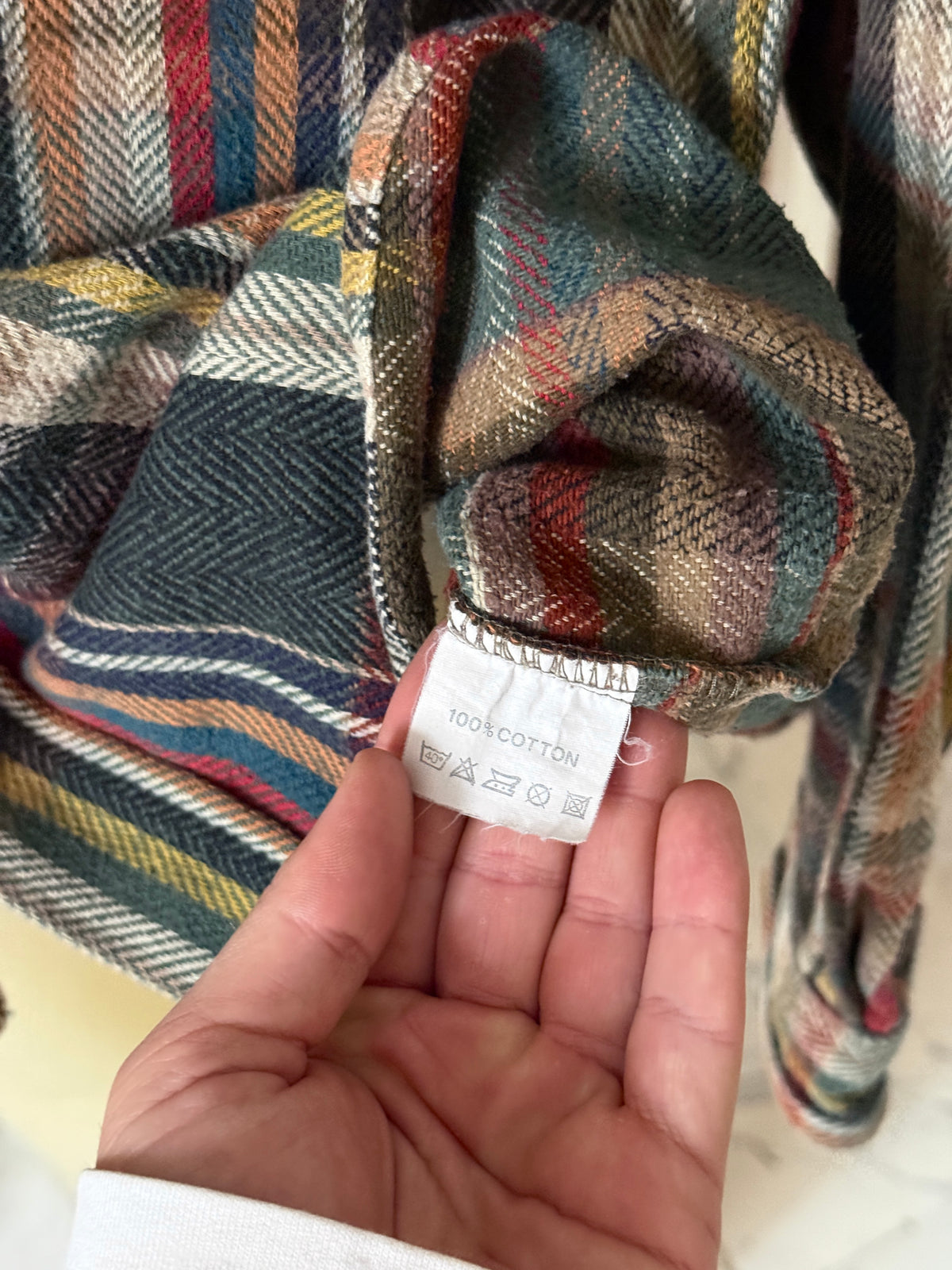 Vintage 1990s Plaid Chevalier Flannel Shirt - XL