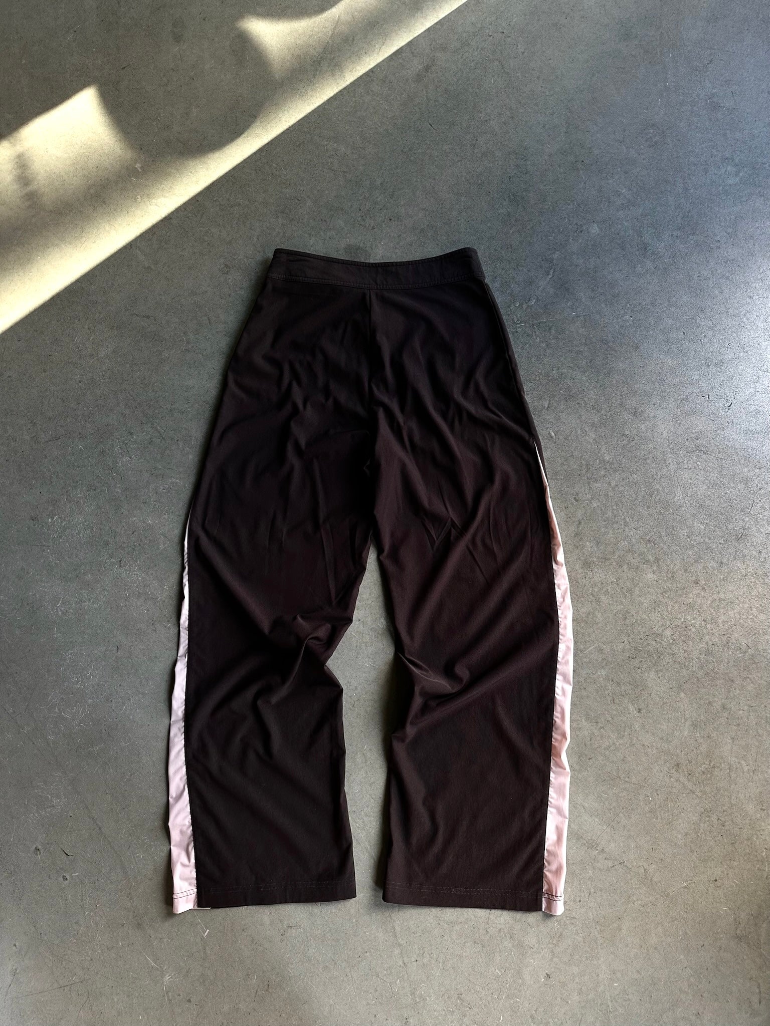 00s Adidas Trackpants Brown / Rose W27 L28